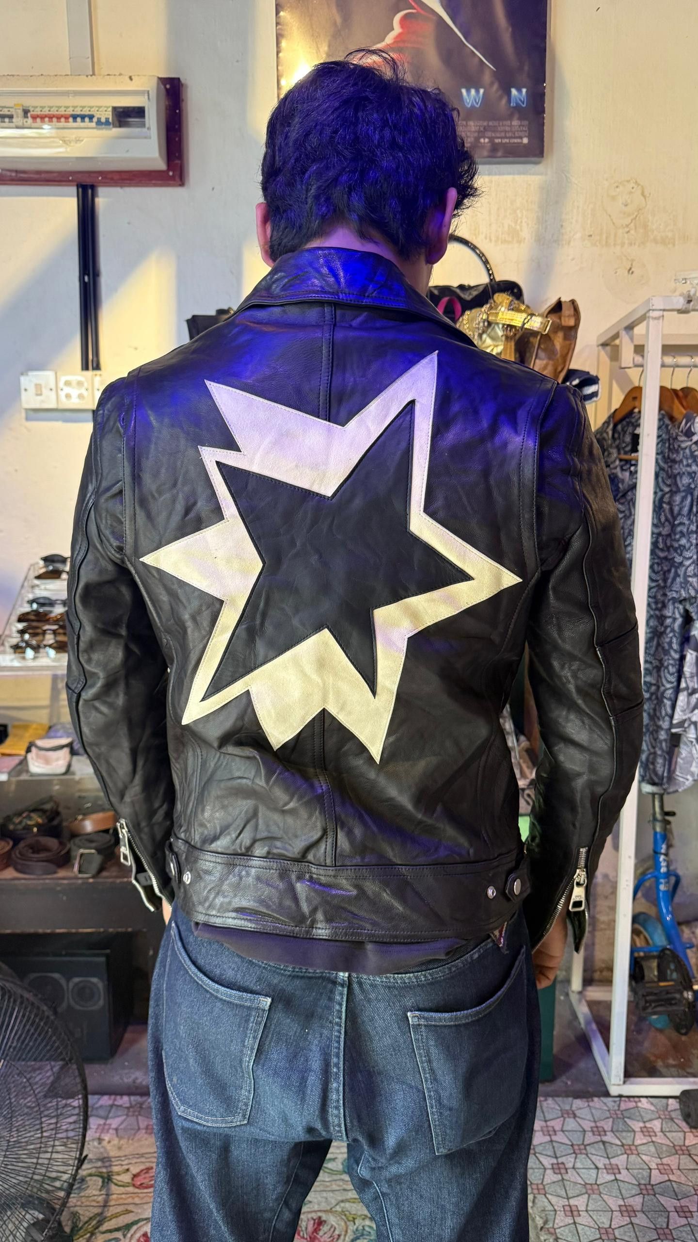 The Unbranded Brand Neil barrett leather jacket inspired by dude nine Size US M / EU 48-50 / 2 - 1 Thumbnail