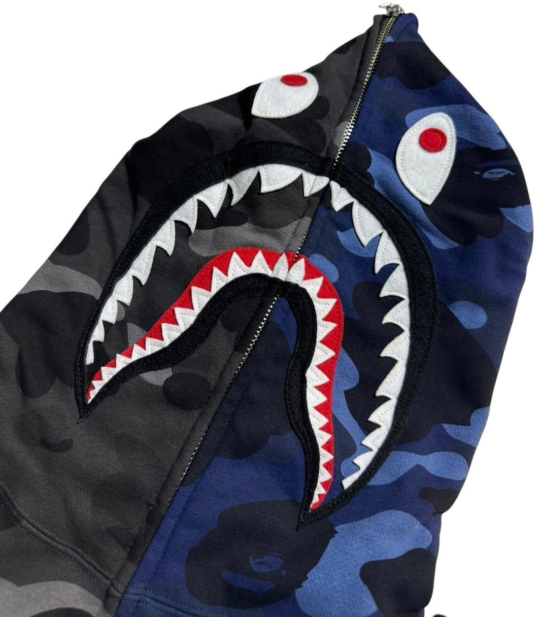 Bape BAPE Black & Navy Camo Full zip hoodie Size US M / EU 48-50 / 2 - 2 Thumbnail