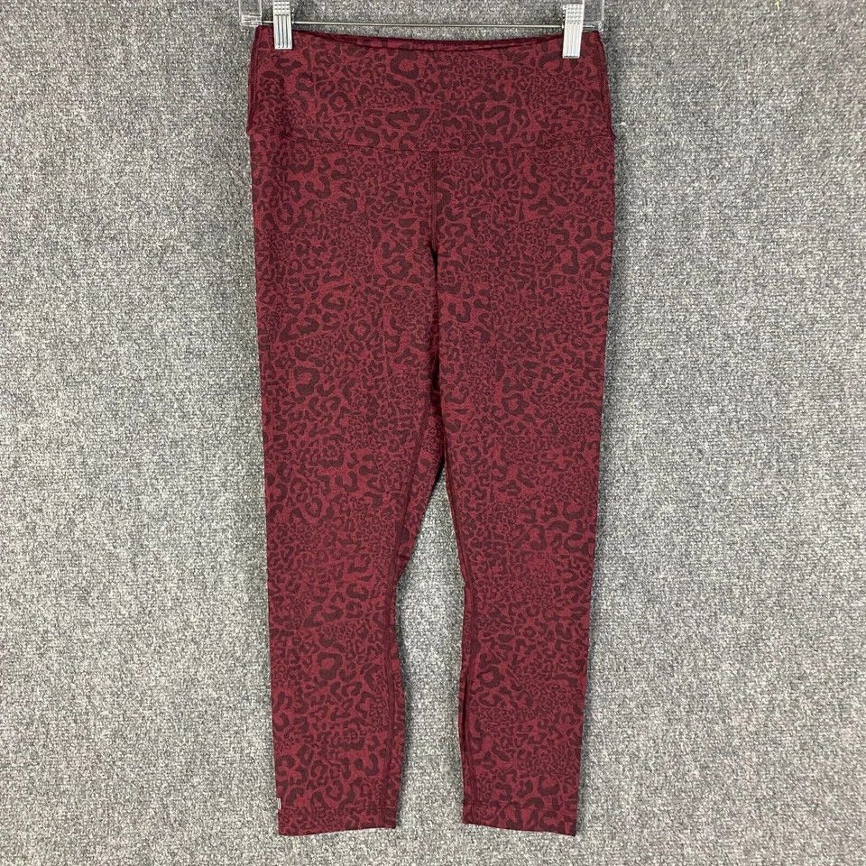 Other Nobull Leggings Women's Medium Plush Heather Leopard Print Size 26" / US 2 / IT 38 - 1 Thumbnail