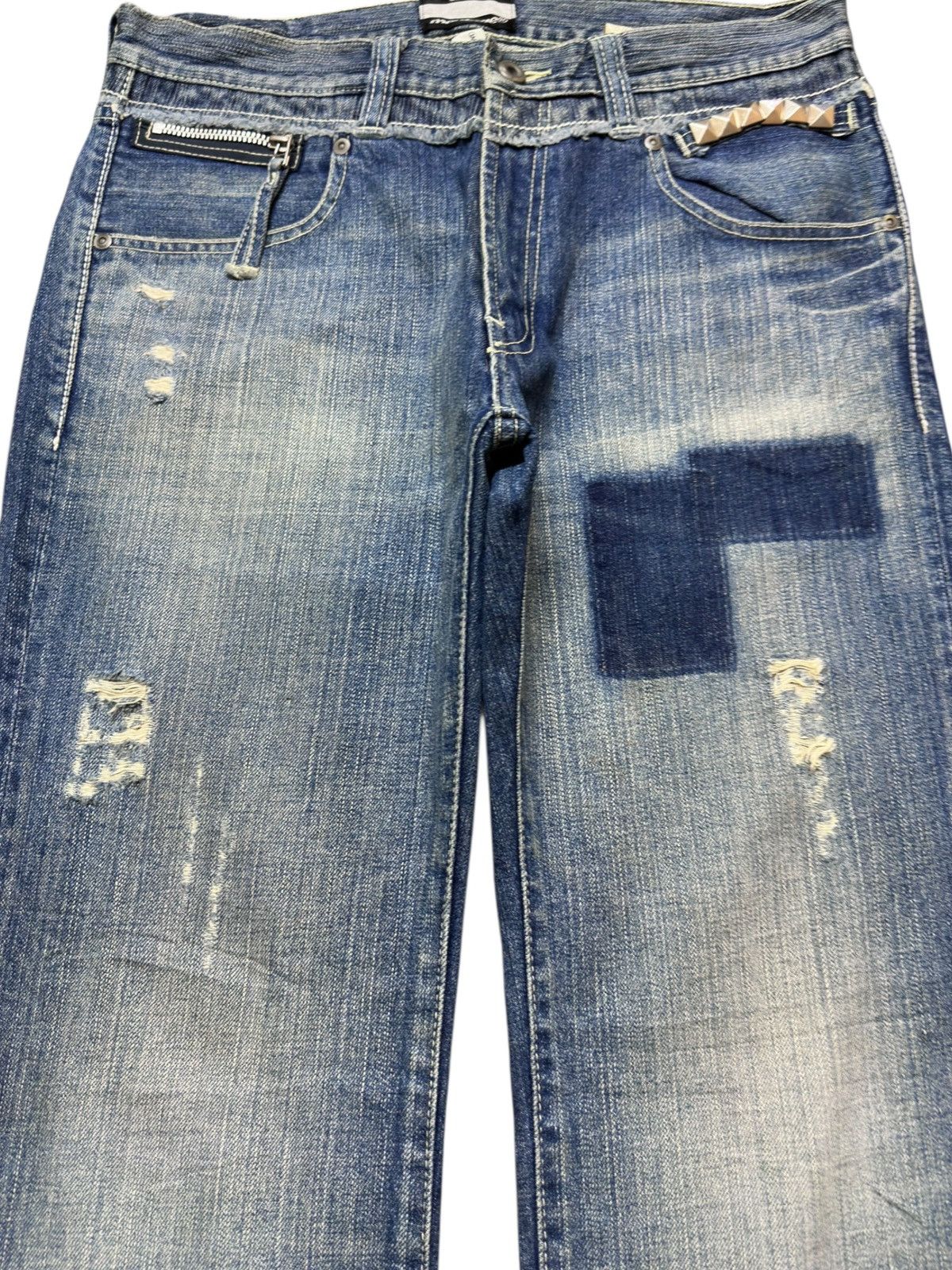 Montage Vintage Montage Studded Evisu Style Denim Size US 32 / EU 48 - 2 Thumbnail