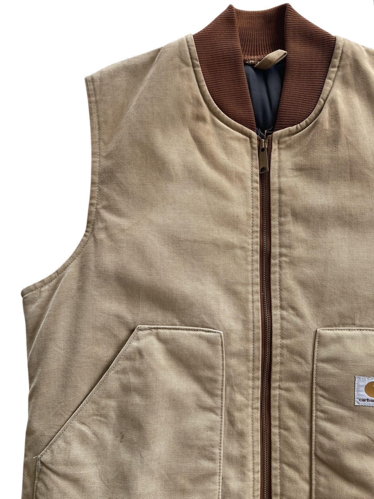 Carhartt Vintage Carhartt Duck Canvas Quilted Vest Faded Size US L / EU 52-54 / 3 - 5 Thumbnail