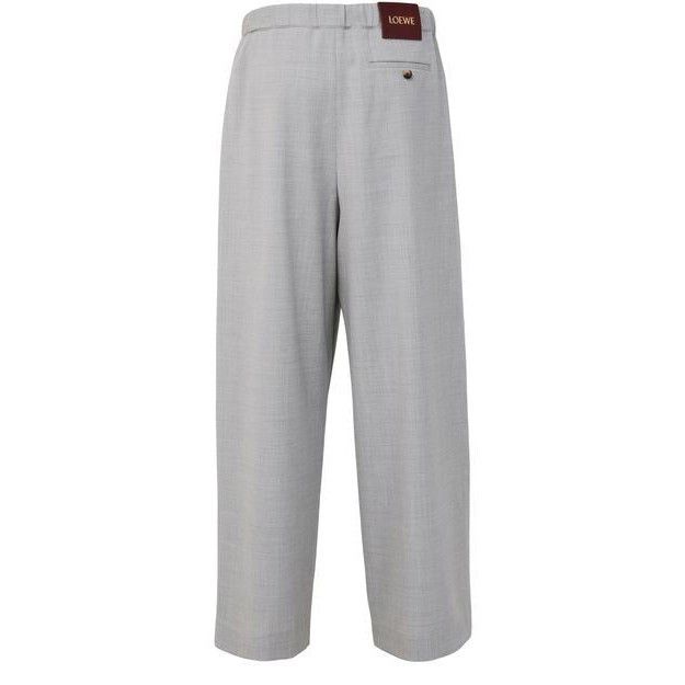 Loewe LOEWE Drawstring Gray Wool Pants New & Authentic (Men's size Size US 30 / EU 46 - 2 Thumbnail