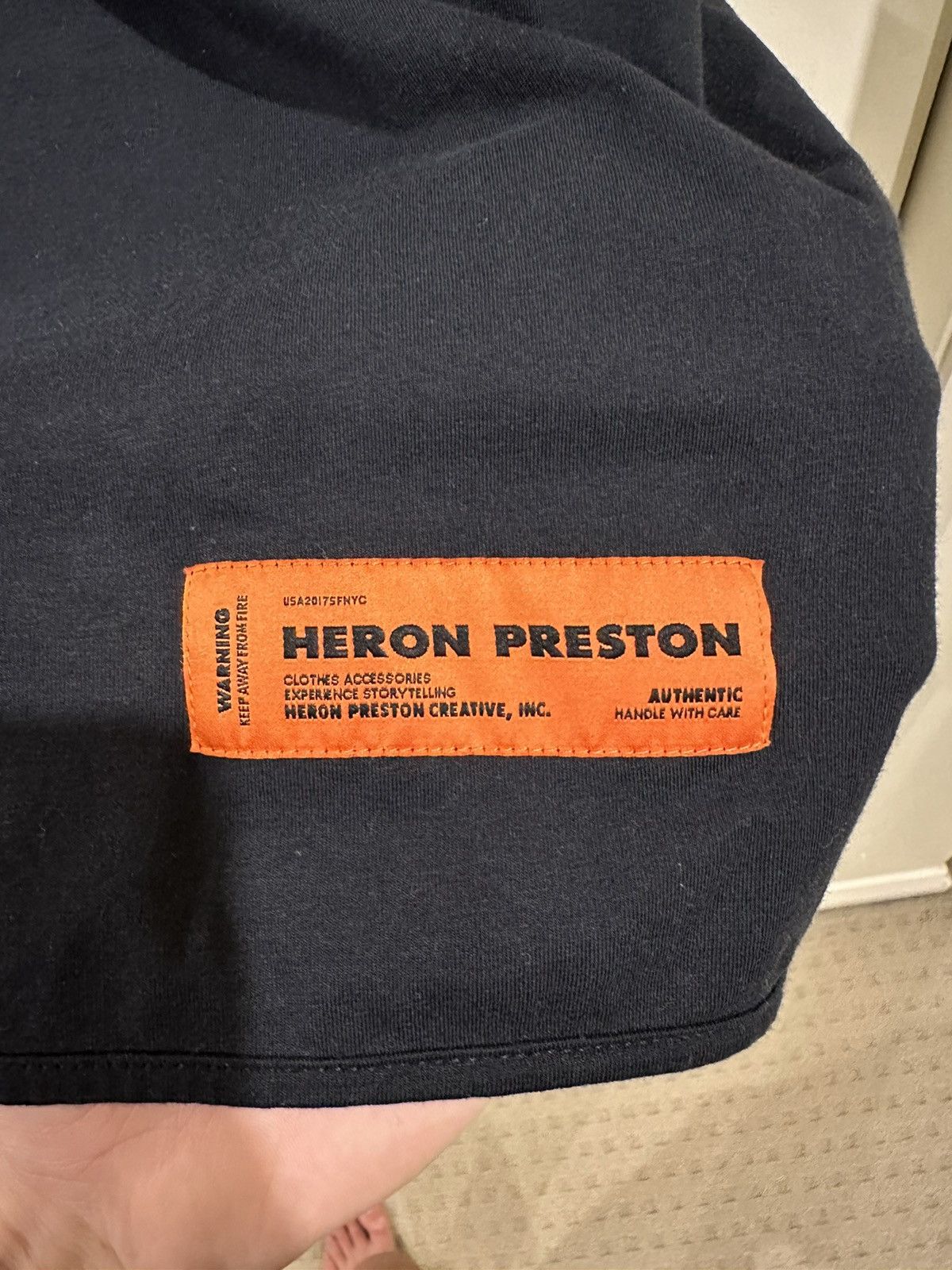 Heron Preston HERON PRESTON Crew Neck Heron Print T-Shirt Size US M / EU 48-50 / 2 - 3 Thumbnail