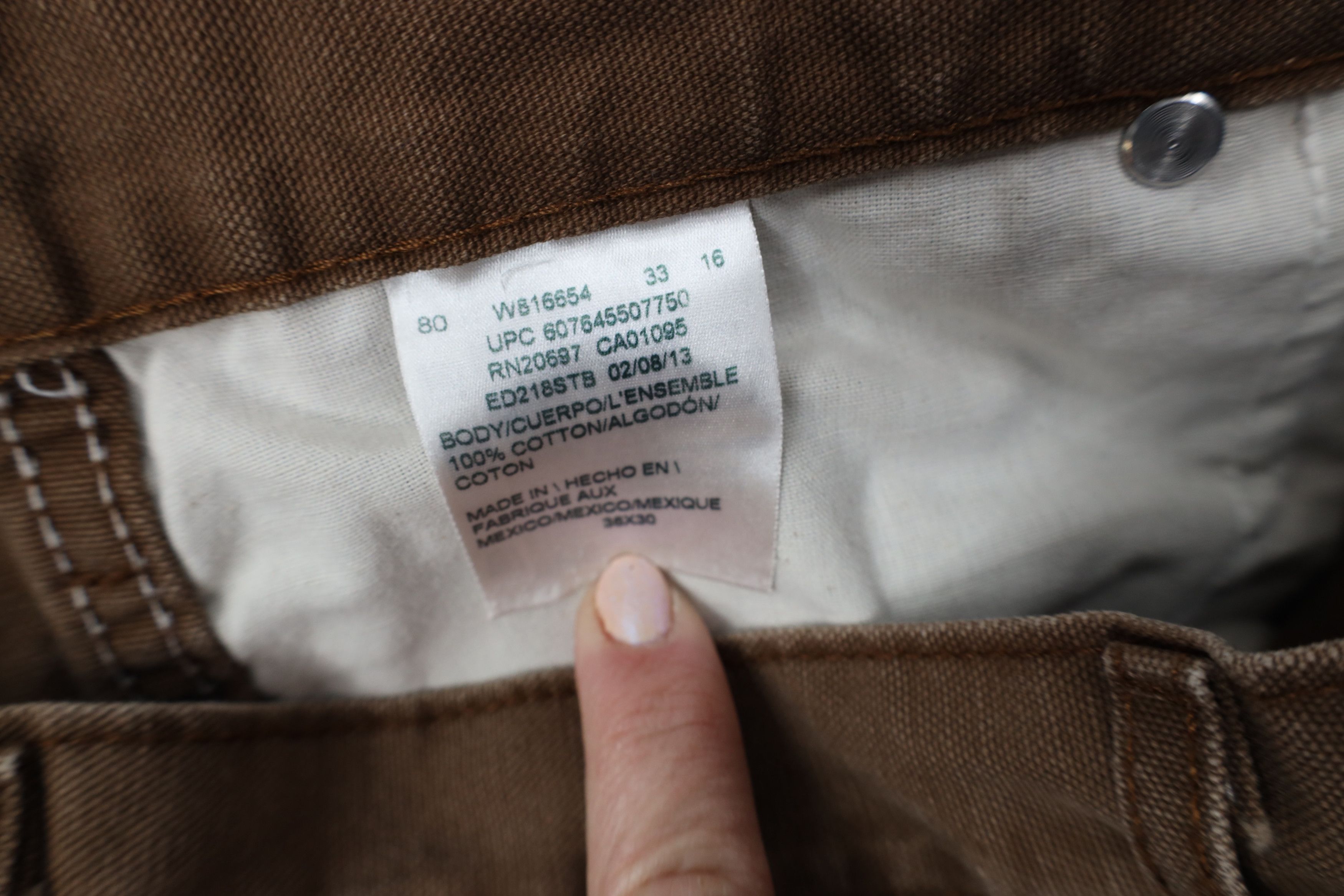 Dickies Vintage Y2K Dickies Wide Leg Dungaree Pants Brown Workwear Size US 36 / EU 52 - 9 Thumbnail