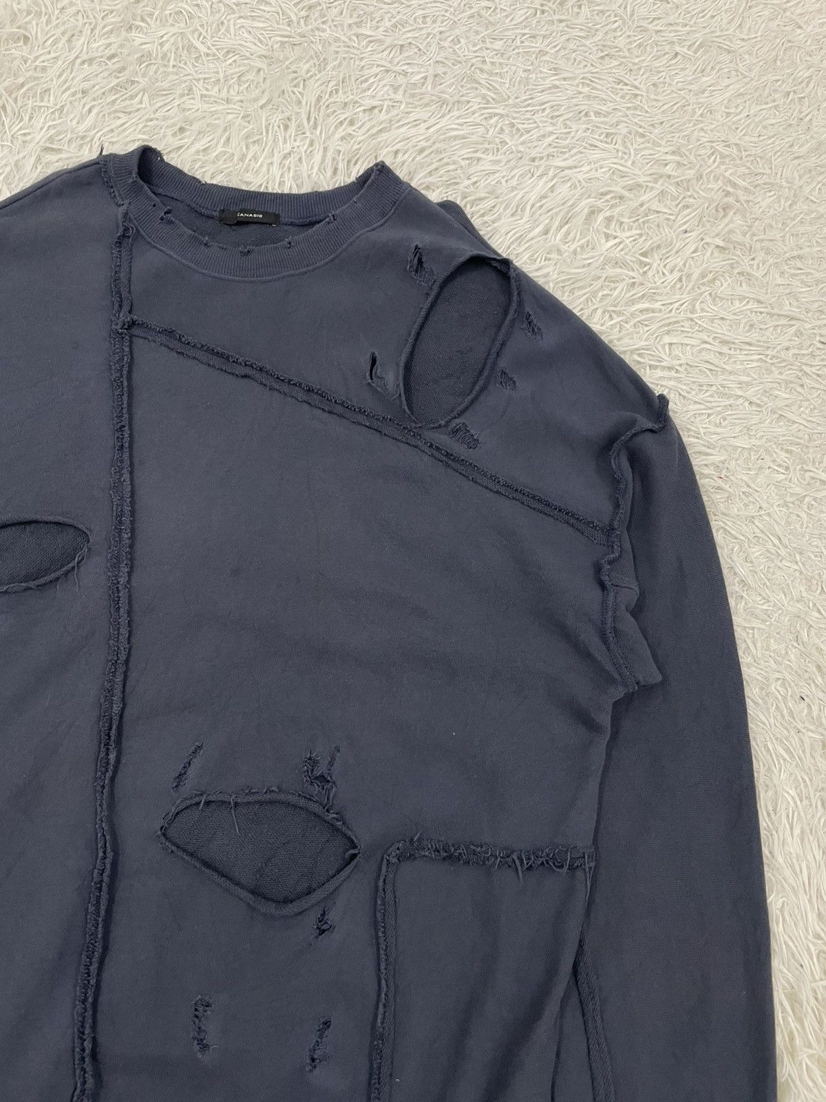 If Six Was Nine Nice Distress Trashed Style Design Sweatshirt by Jeanasis Size US L / EU 52-54 / 3 - 3 Thumbnail