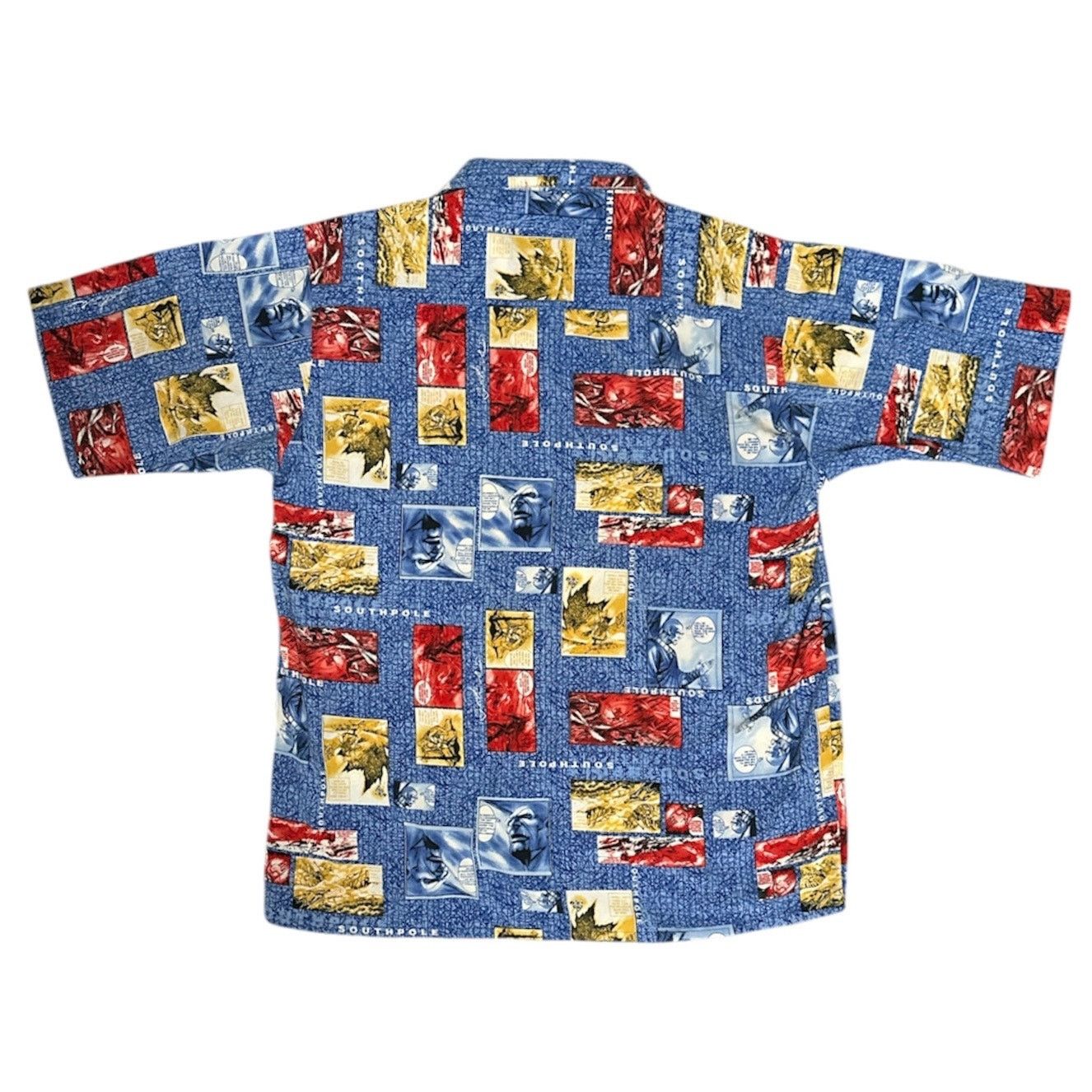 Southpole Vintage Southpole Comic Book Button Down Shirt Size US XL / EU 56 / 4 - 3 Thumbnail