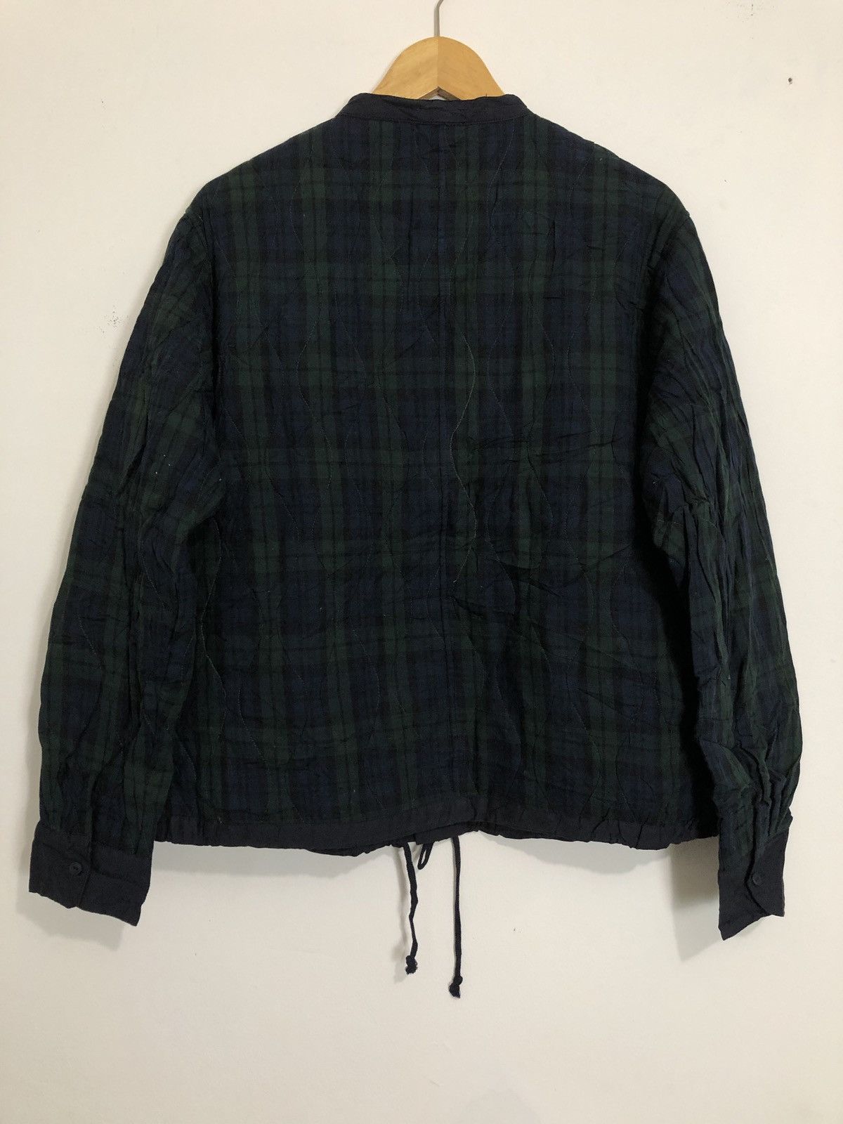 Japanese Brand Vent Blanc Plaid Green Quilted Jacket Size US M / EU 48-50 / 2 - 4 Thumbnail