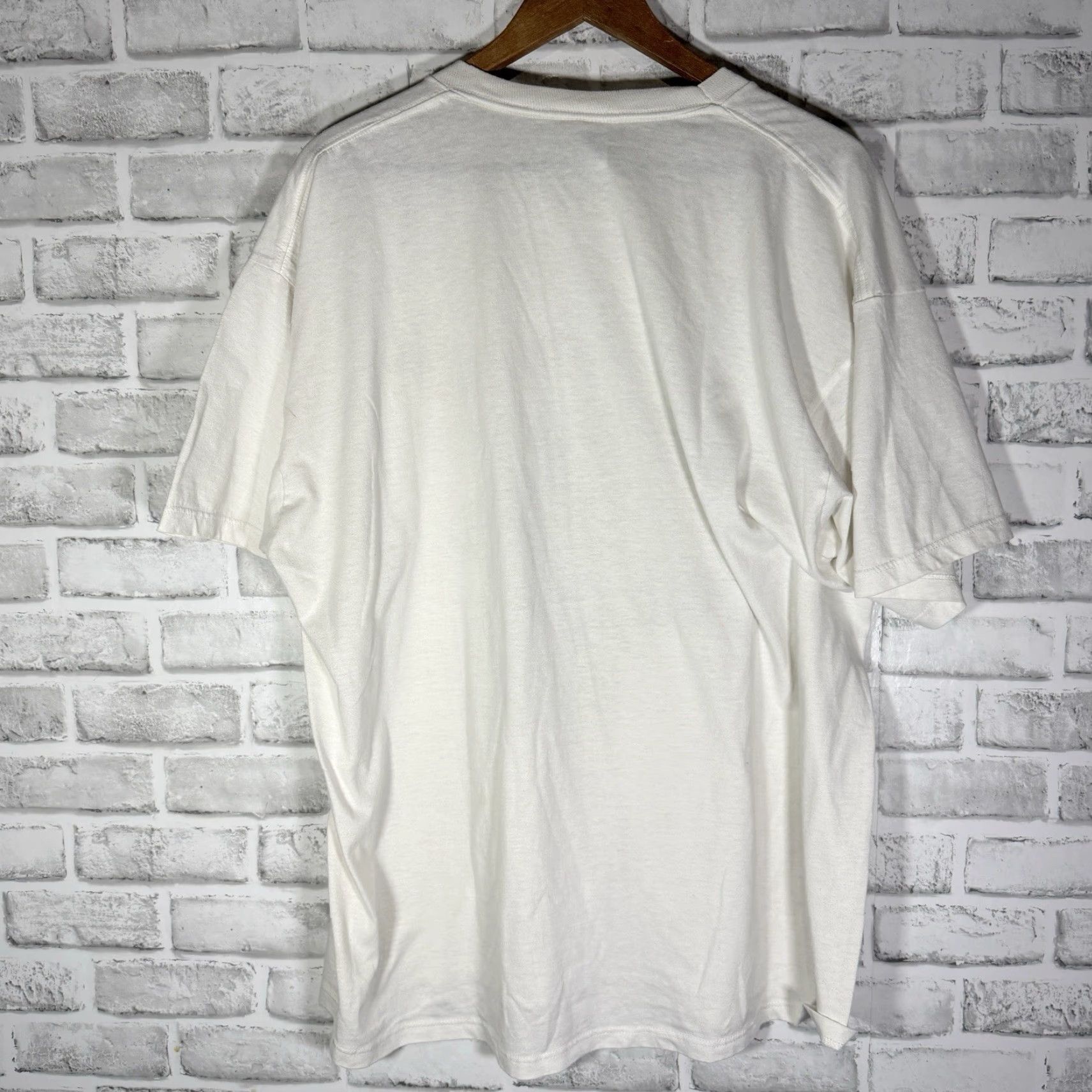 Jerzees VINTAGE Jerzees T-Shirt White Norwegian Elkhound Graphic Tee Mens 2XL Size US XXL / EU 58 / 5 - 5 Thumbnail