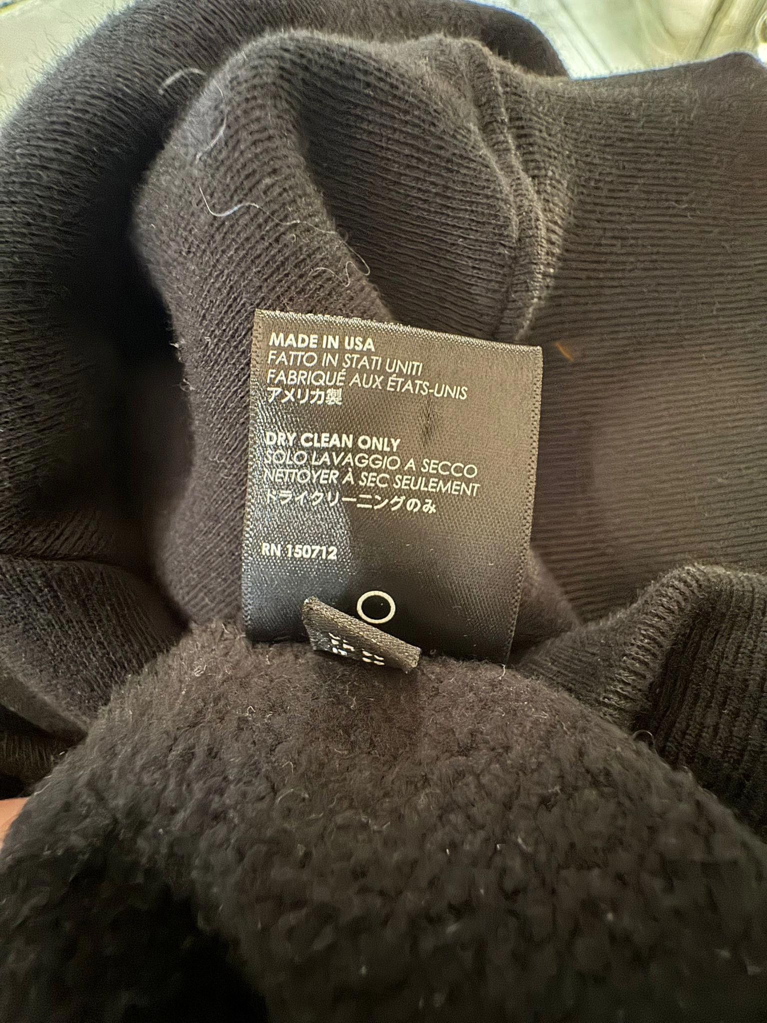 AMI Amiri Mens Black A/W18 Children of the Night sweatshirt Size US L / EU 52-54 / 3 - 8 Thumbnail