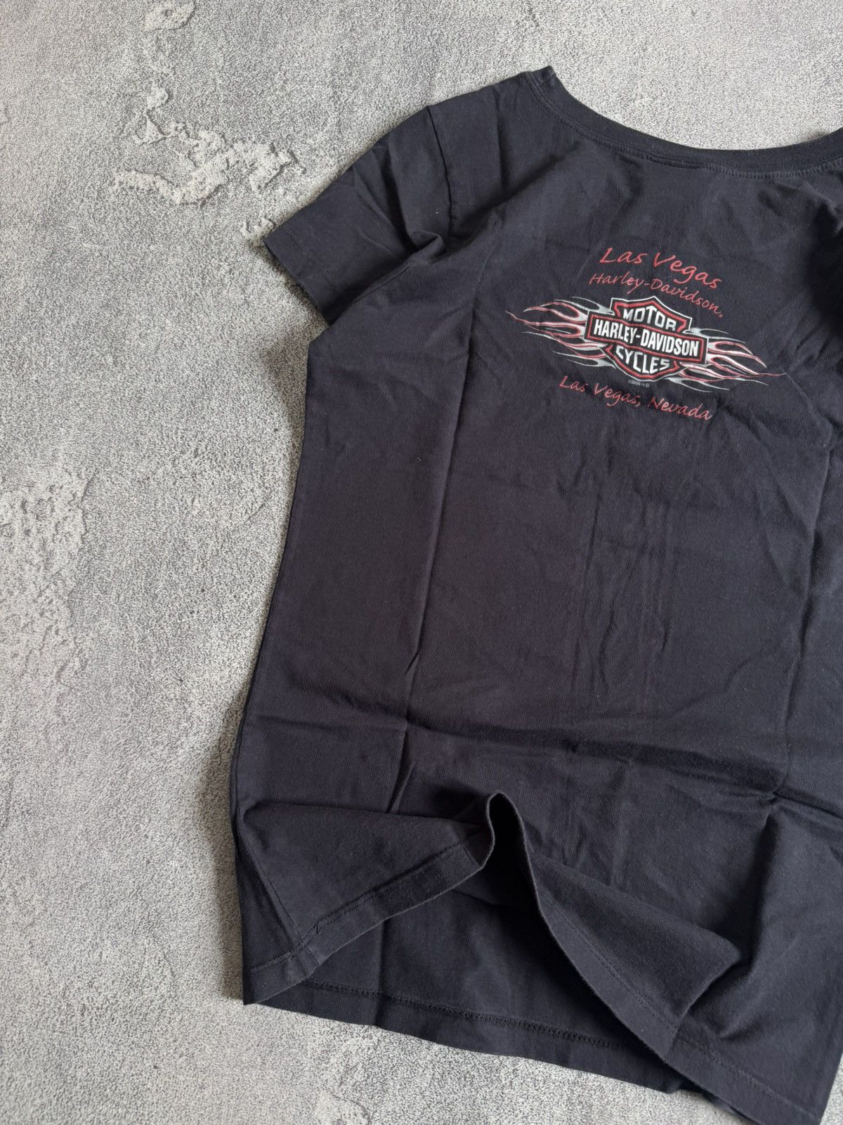 Harley Davidson Harlay Davidson 2008 L/size Las Vegas rhinestones tee tshirt Size L / US 10 / IT 46 - 10 Thumbnail