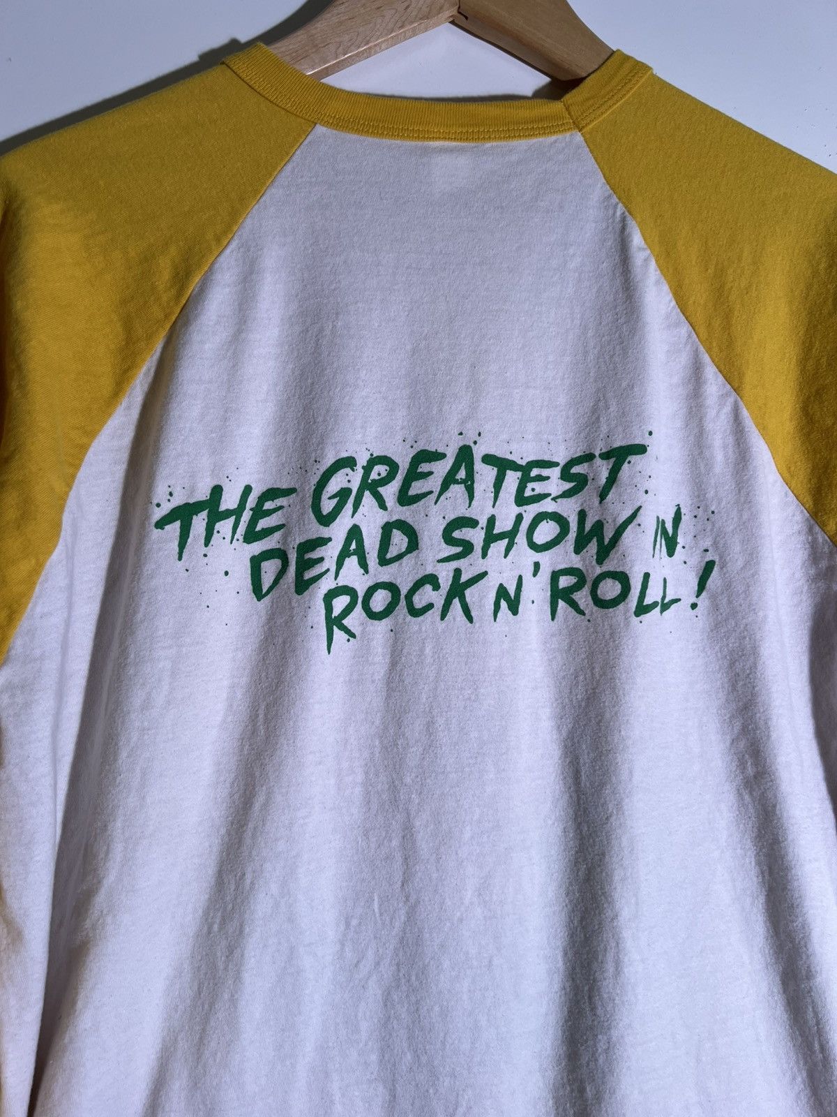 Vintage 2022 The Grateful Shred Retro Goth Rock Band Raglan Shirt Size US XL / EU 56 / 4 - 7 Thumbnail