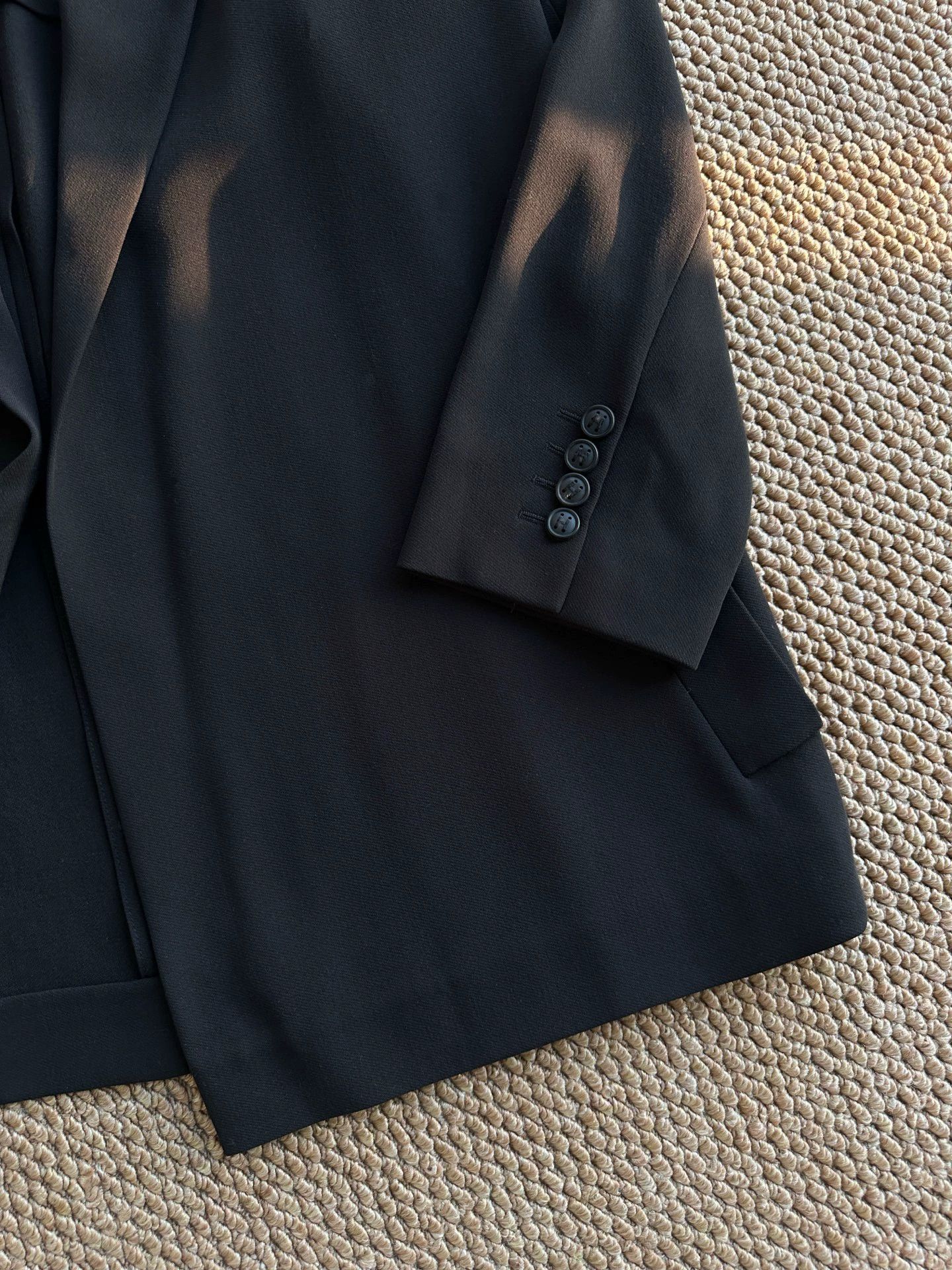 Hermes HERMES Margiela virgin wool casual blazer black 99 Size S / US 4 / IT 40 - 5 Thumbnail