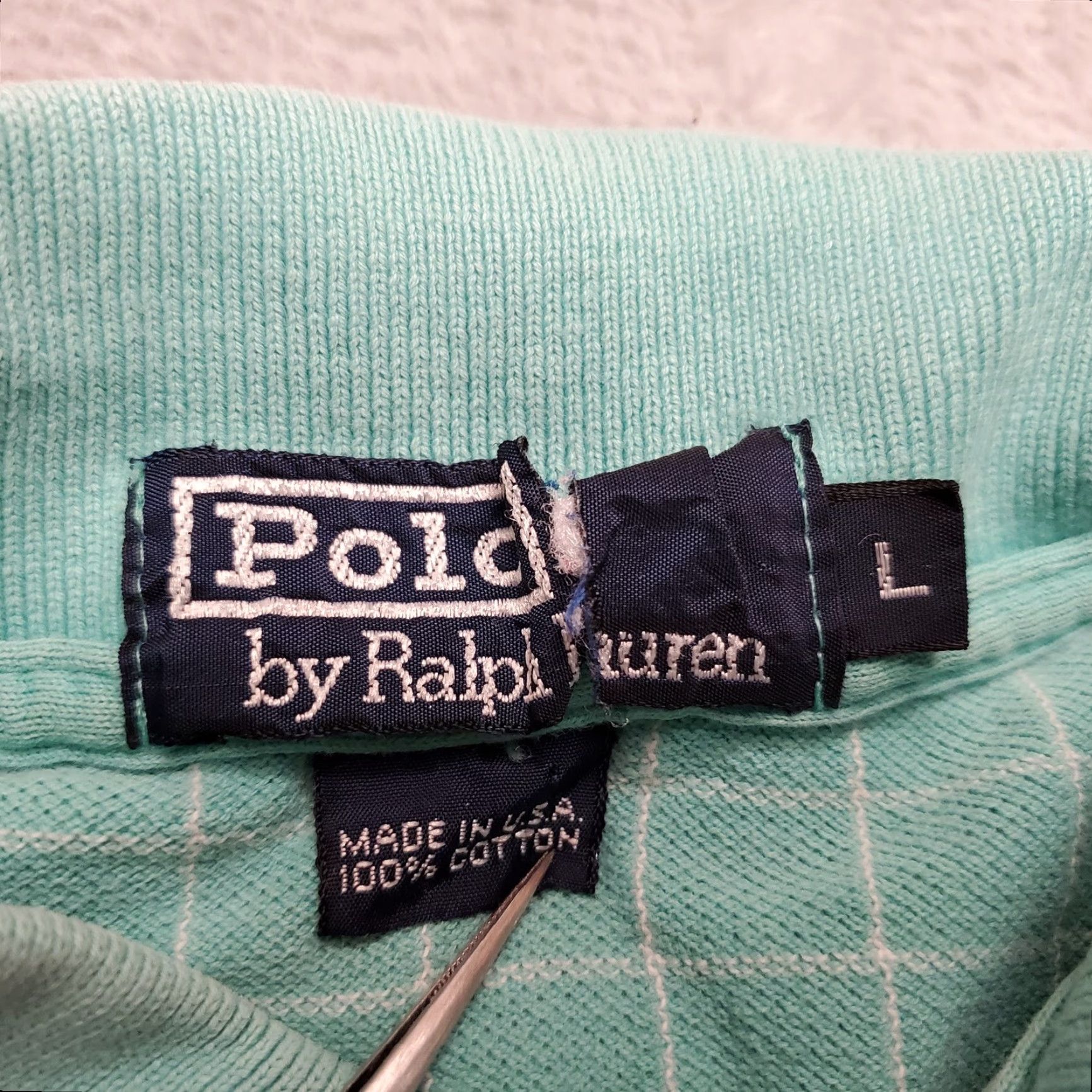 Polo Ralph Lauren Polo Ralph Lauren Shirt Mens Large Green Windowpane Check Short Sleeve Plaid Size US L / EU 52-54 / 3 - 3 Thumbnail