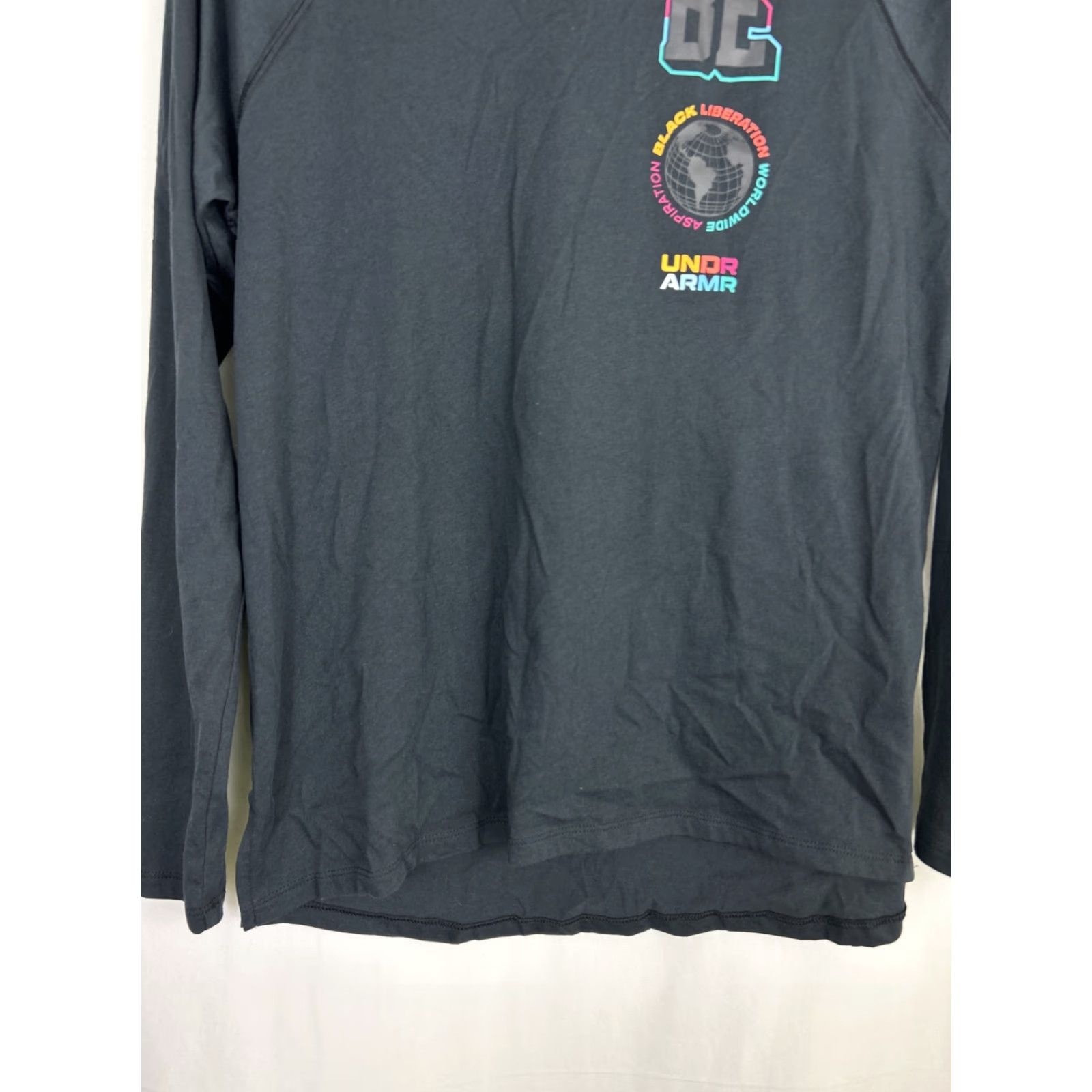 Under Armour Under Armour Womens M Loose Black Culture Be Seen Be Heard Base Layer Shirt Size M / US 6-8 / IT 42-44 - 4 Thumbnail
