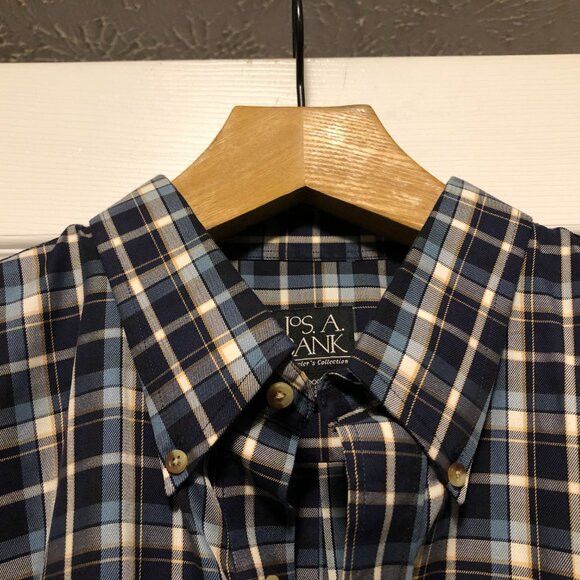 Jos. A. Bank Jos.a.bank men's cotton plaid casual shirt size: XXL Size US XXL / EU 58 / 5 - 3 Thumbnail