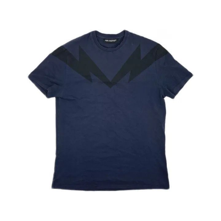 Neil Barrett Neil Barrett Casual Solid Short Sleeve T-Shirt -2507 Size US S / EU 44-46 / 1 - 1 Thumbnail