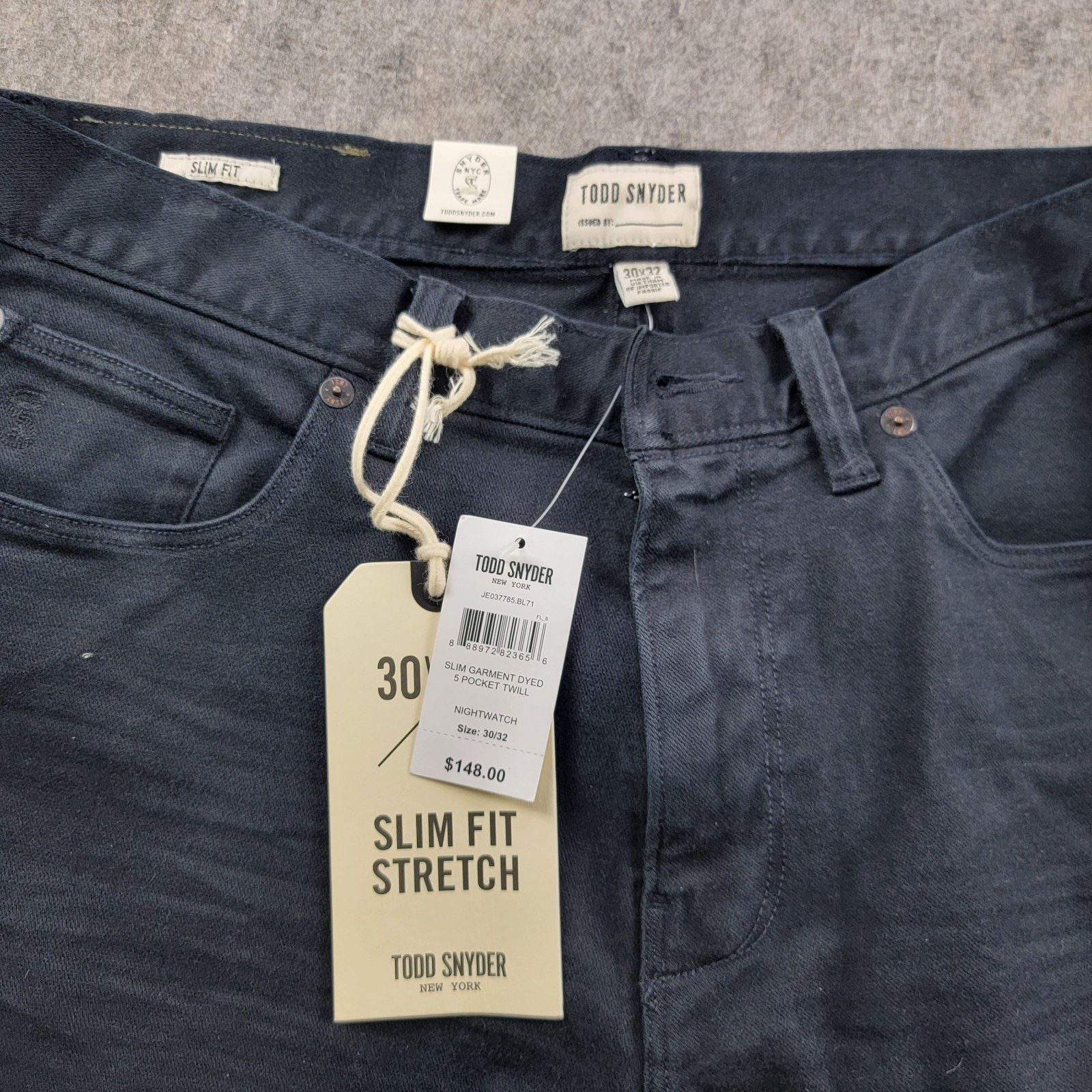 Todd Snyder Todd Snyder Slim Fit Garment Dyed Stretch Jeans *Read* Size US 30 / EU 46 - 4 Thumbnail