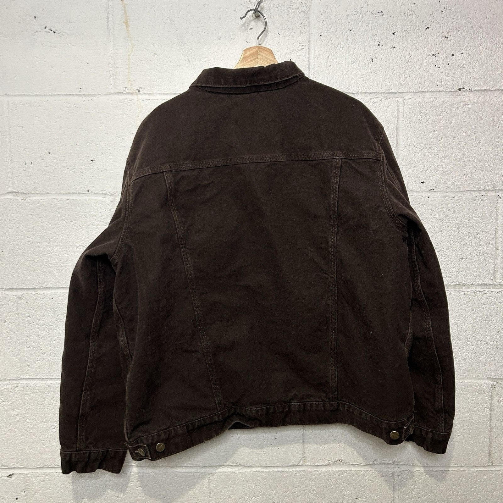 Carhartt Carhartt Sherpa-Lined Trucker Jacket “Dark Brown” J233 DKB Size US XL / EU 56 / 4 - 2 Thumbnail