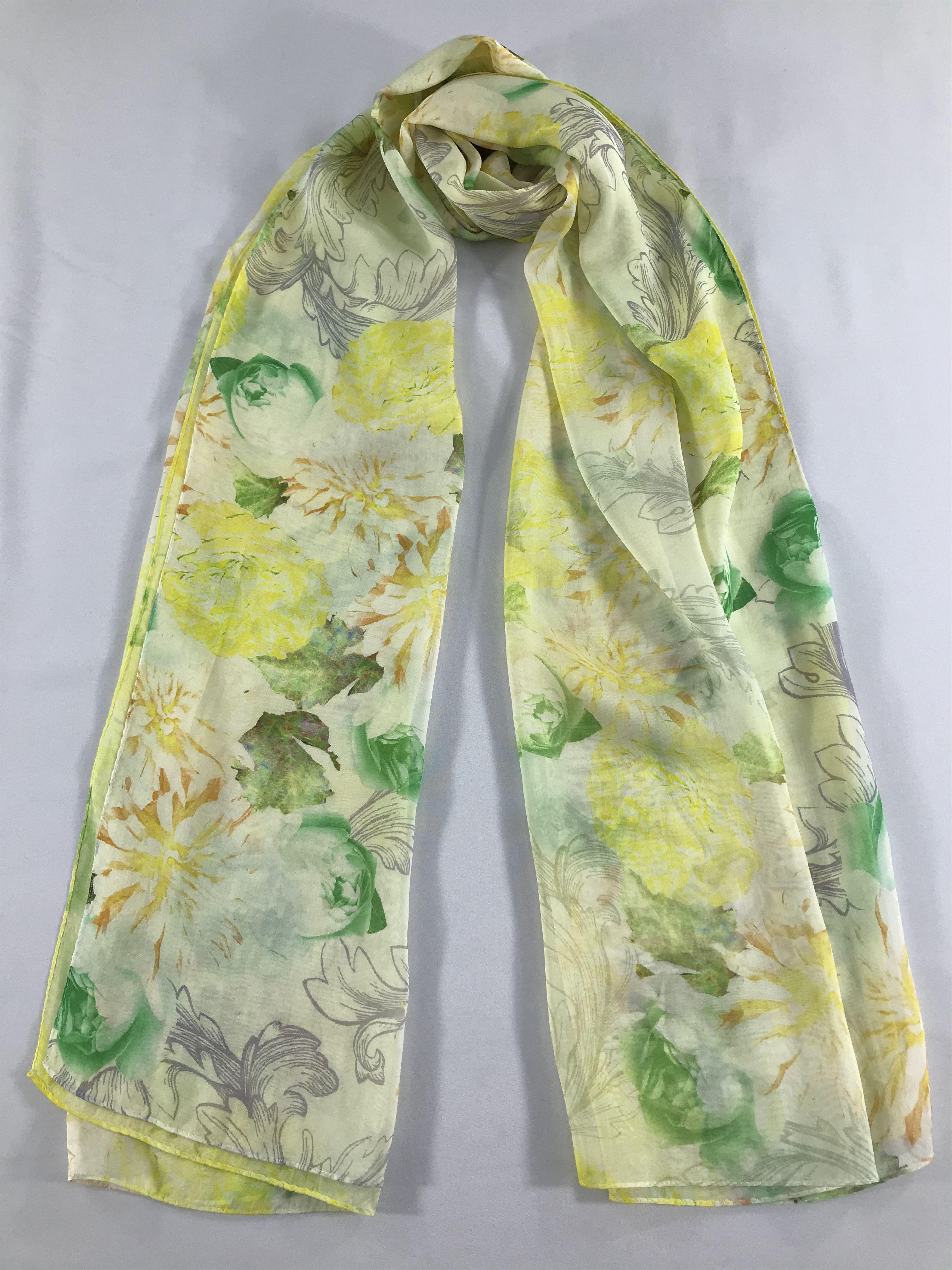 Furla × Vintage Vintage Furla Silk Scarf Size ONE SIZE - 2 Thumbnail