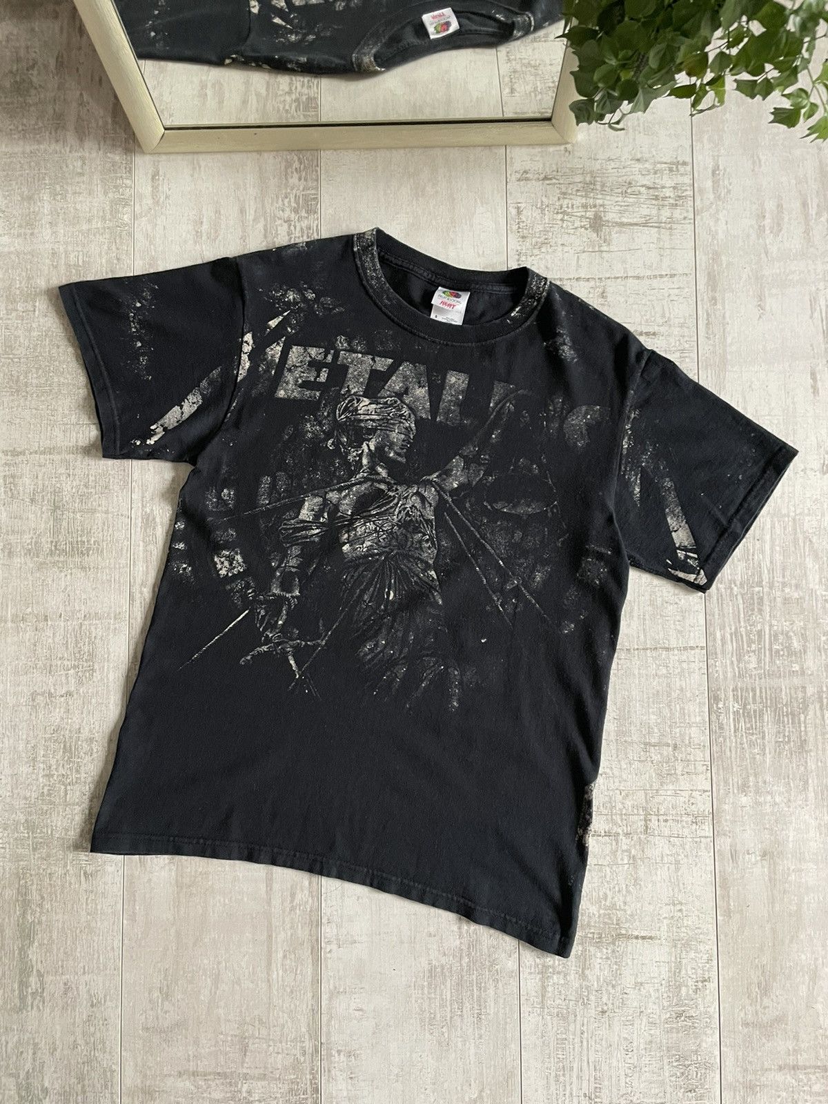 Metallica × Vintage Vintage Metallica Justice Over Printed T-Shirt Official Size US S / EU 44-46 / 1 - 1 Thumbnail