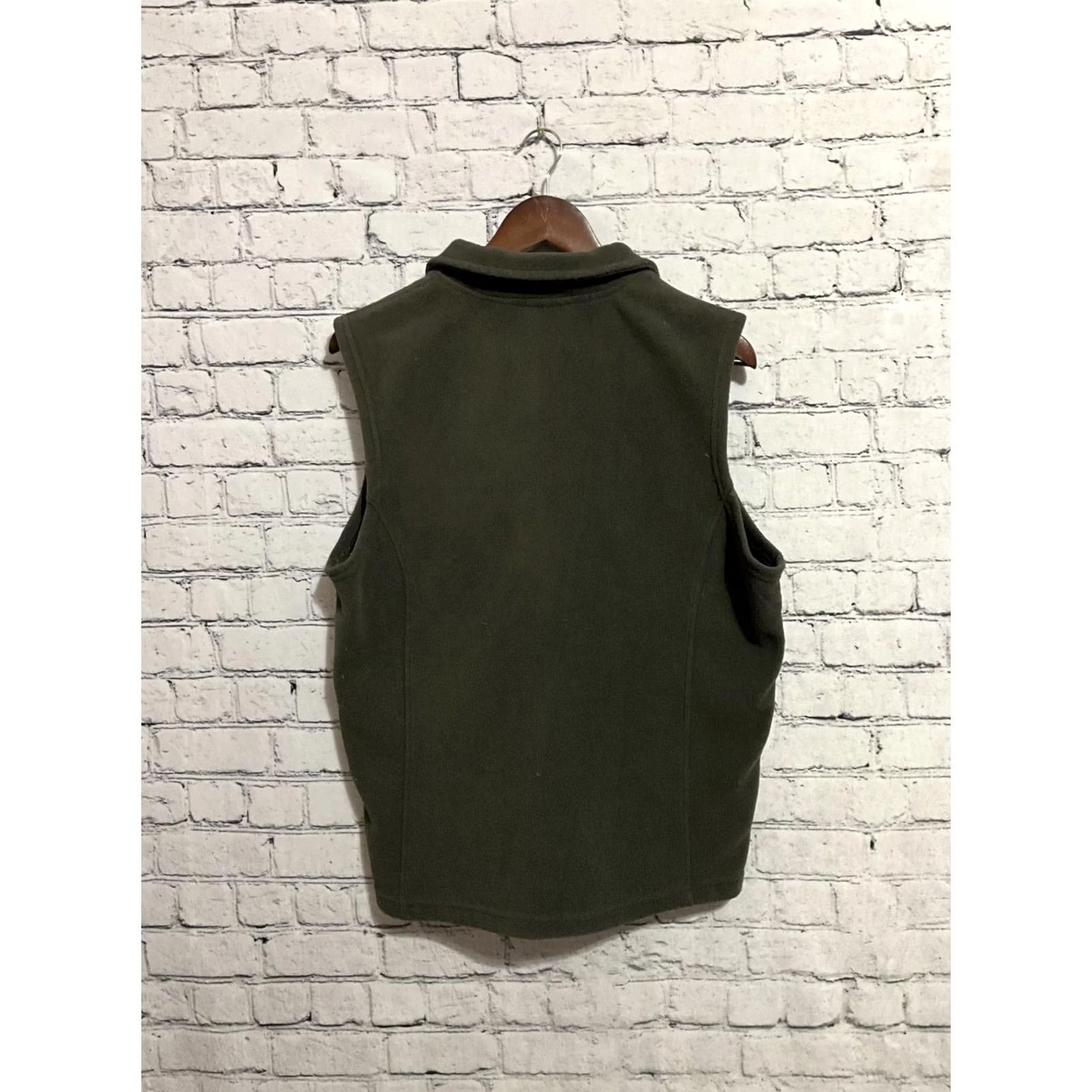 Vintage Stillwater Supply Co. Women’s Vest L Jacket Green Zip Front Fleece Sleeveless 100% Polyester Regular Size Large Sale? Size L / US 10 / IT 46 - 3 Thumbnail