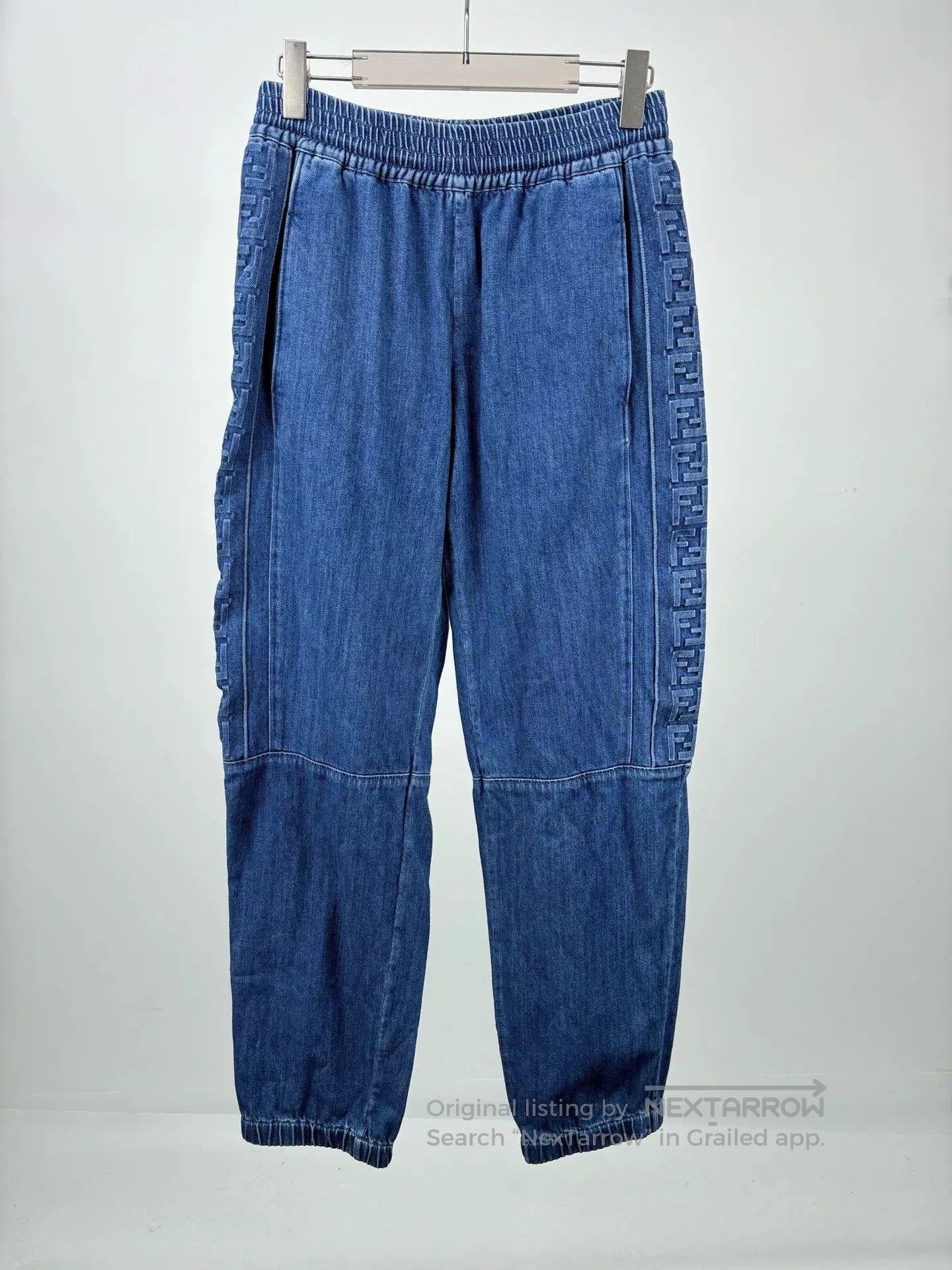 Fendi fendi double f logo denim pants. Size US 26 / EU 42 - 1 Thumbnail