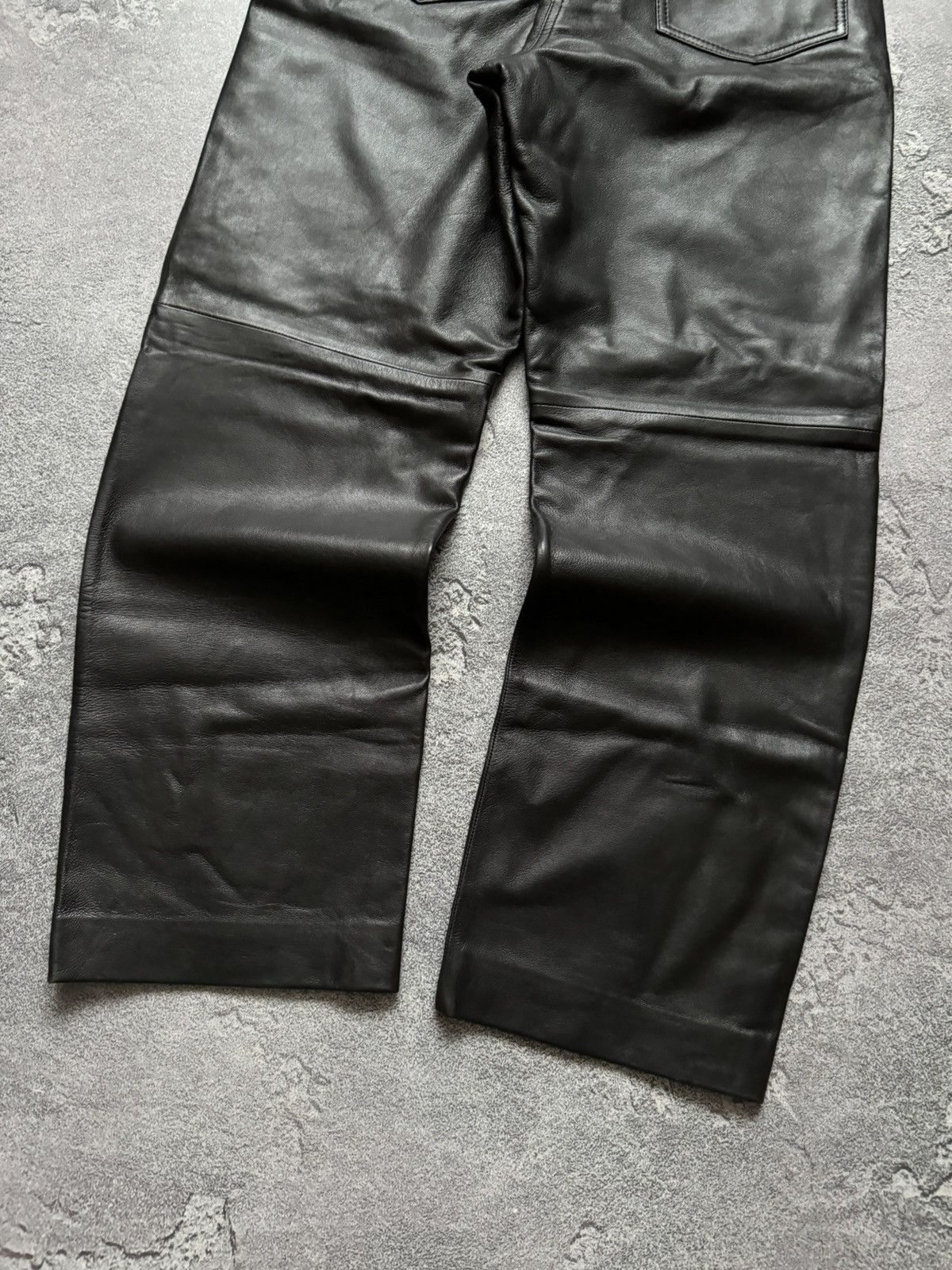 Designer × Max Mara × Weekend Max Mara Weekend Max Mara USA6/FB38/GB8 leather pant trouser chino Size 28" / US 6 / IT 42 - 15 Thumbnail