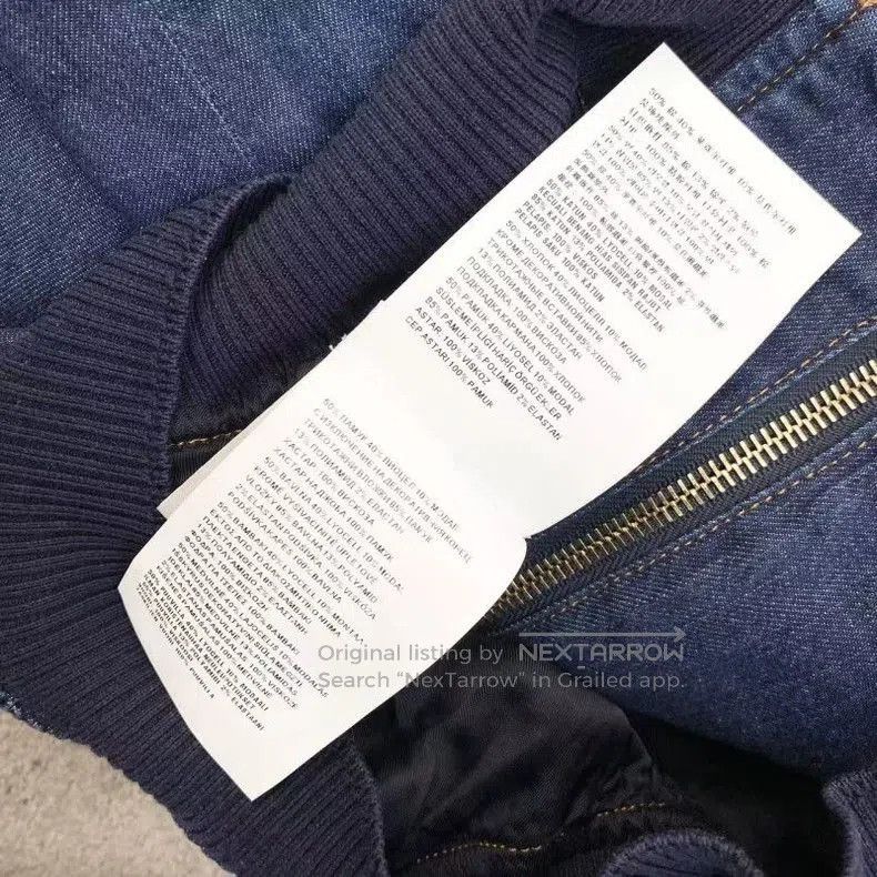 Miu Miu Miumiu 23SS Blue Embroidered Denim Jacket. Size US XS / EU 42 / 0 - 6 Thumbnail