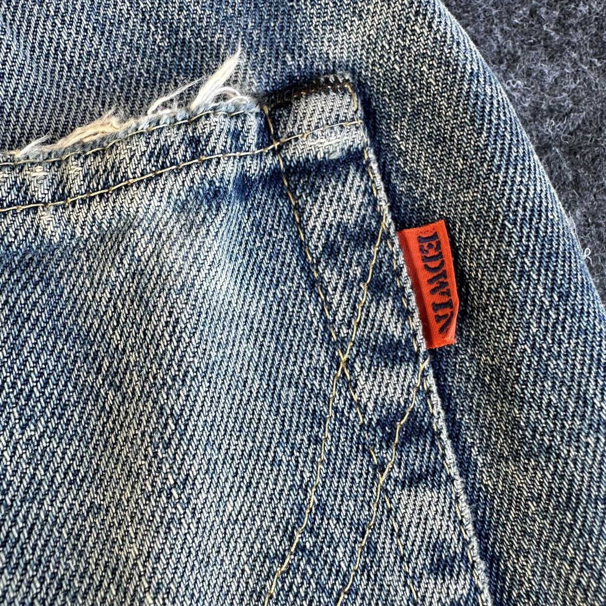 Edwin Vintage Thrash Edwin 504 Regular Orange Tag Denim 33x32 D620 Size US 34 / EU 50 - 6 Thumbnail