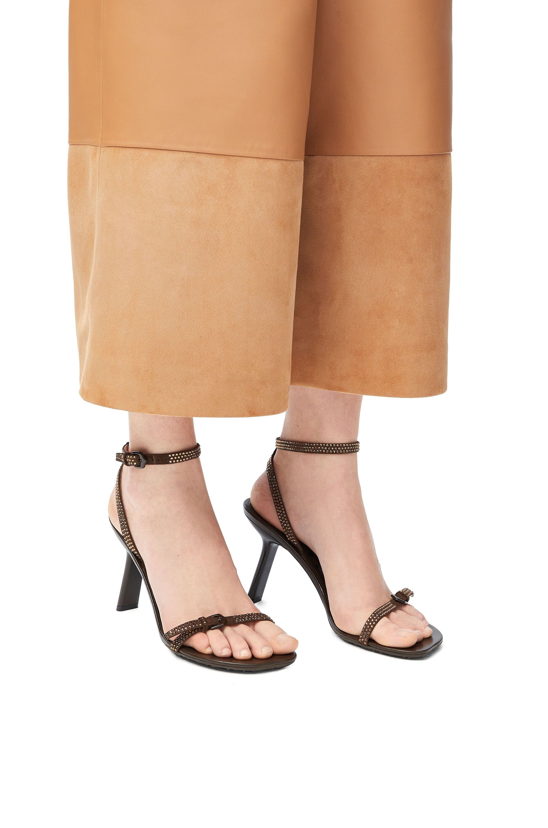 Loewe o1y1025 Sandals in Dark Brown Size US 9 / IT 39 - 4 Thumbnail