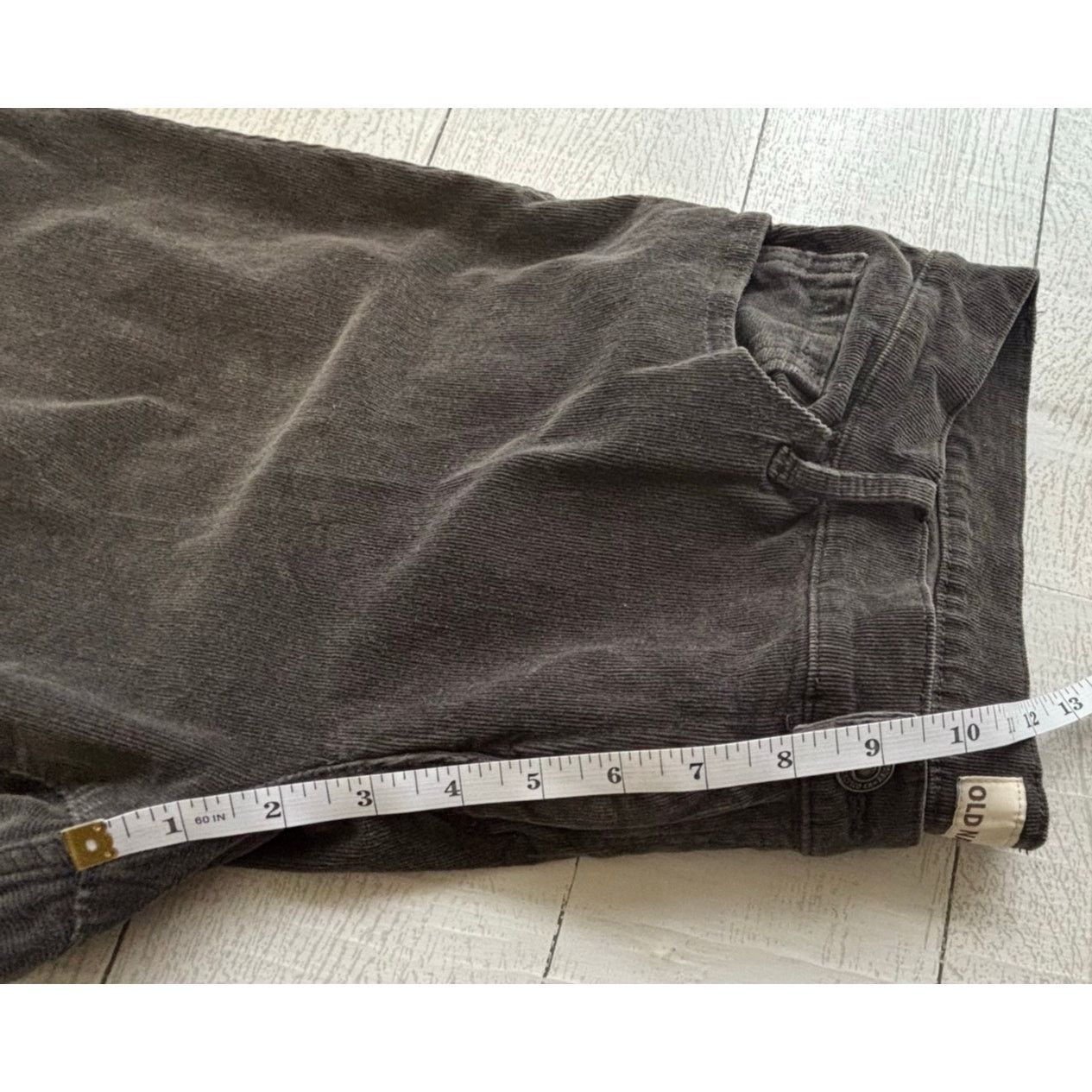 Old Navy Old Navy Gray Corduroy Pants Size 14 Size 36" / US 14 / IT 50 - 7 Thumbnail