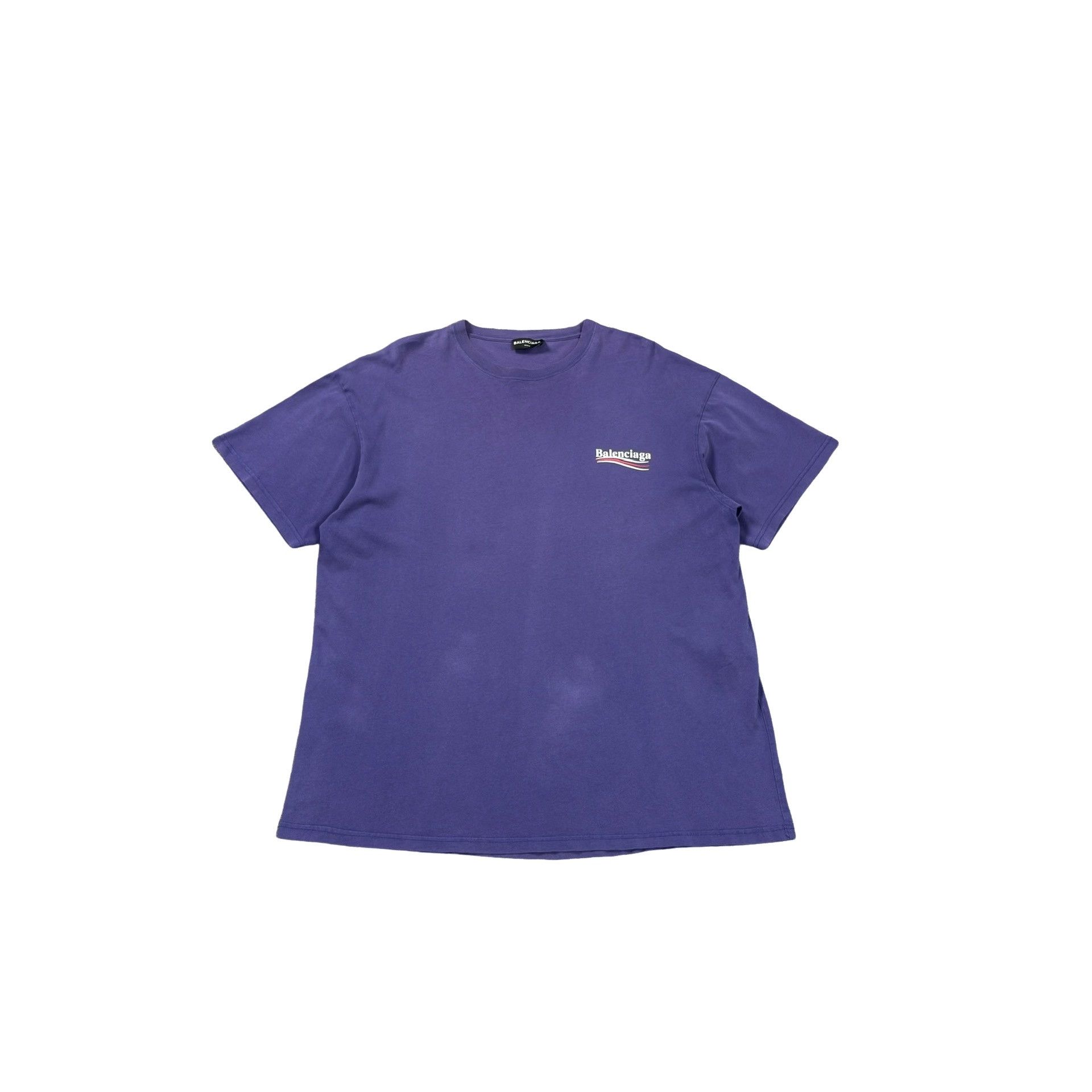 Balenciaga Balenciaga Wave Logo T-Shirt Size L Size US L / EU 52-54 / 3 - 1 Thumbnail