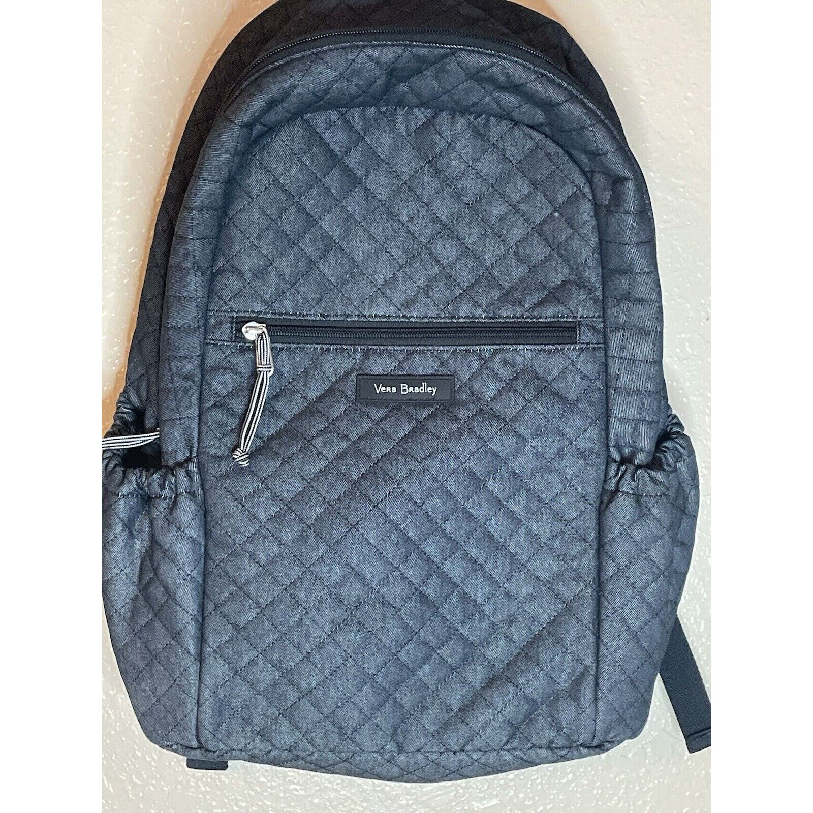 Vera Bradley Vera Bradley Solid Dark Denim Quilted Backpack Size ONE SIZE - 2 Thumbnail