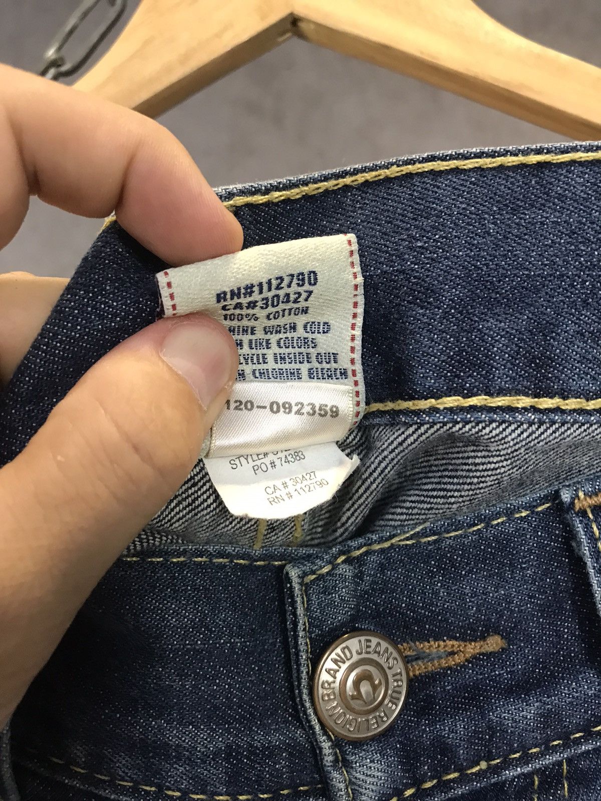 True Religion True Religion Japanese made in USA jeans Size US 32 / EU 48 - 6 Thumbnail