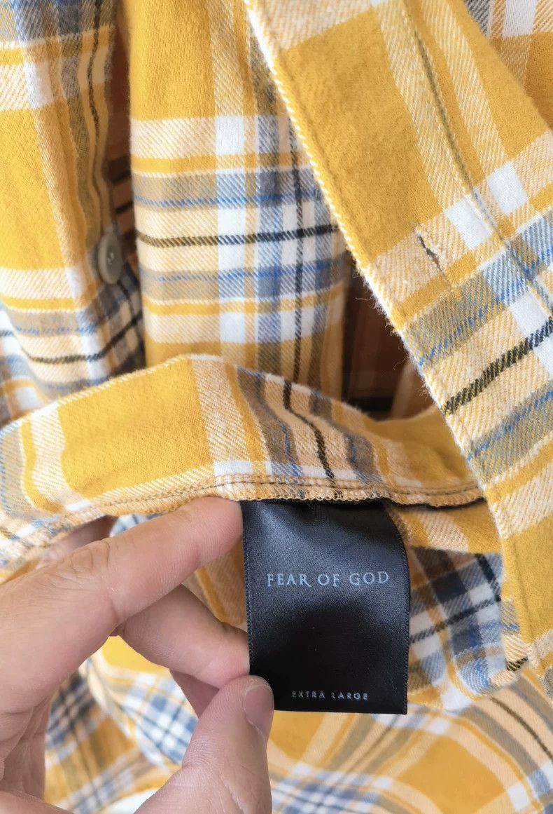 Fear of God Fear of God Yellow checkered shoulders Size US XL / EU 56 / 4 - 3 Thumbnail