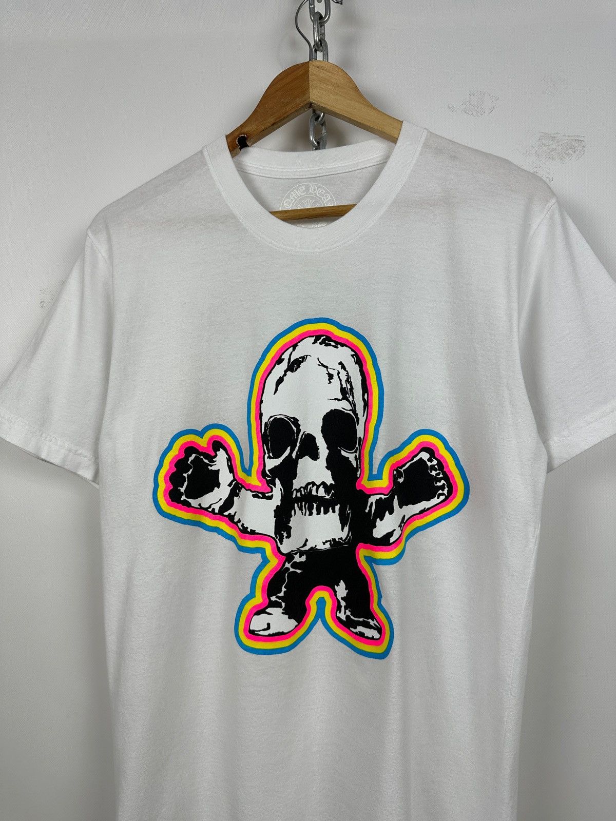 Chrome Hearts Foti Rainbow Skull White T-Shirt