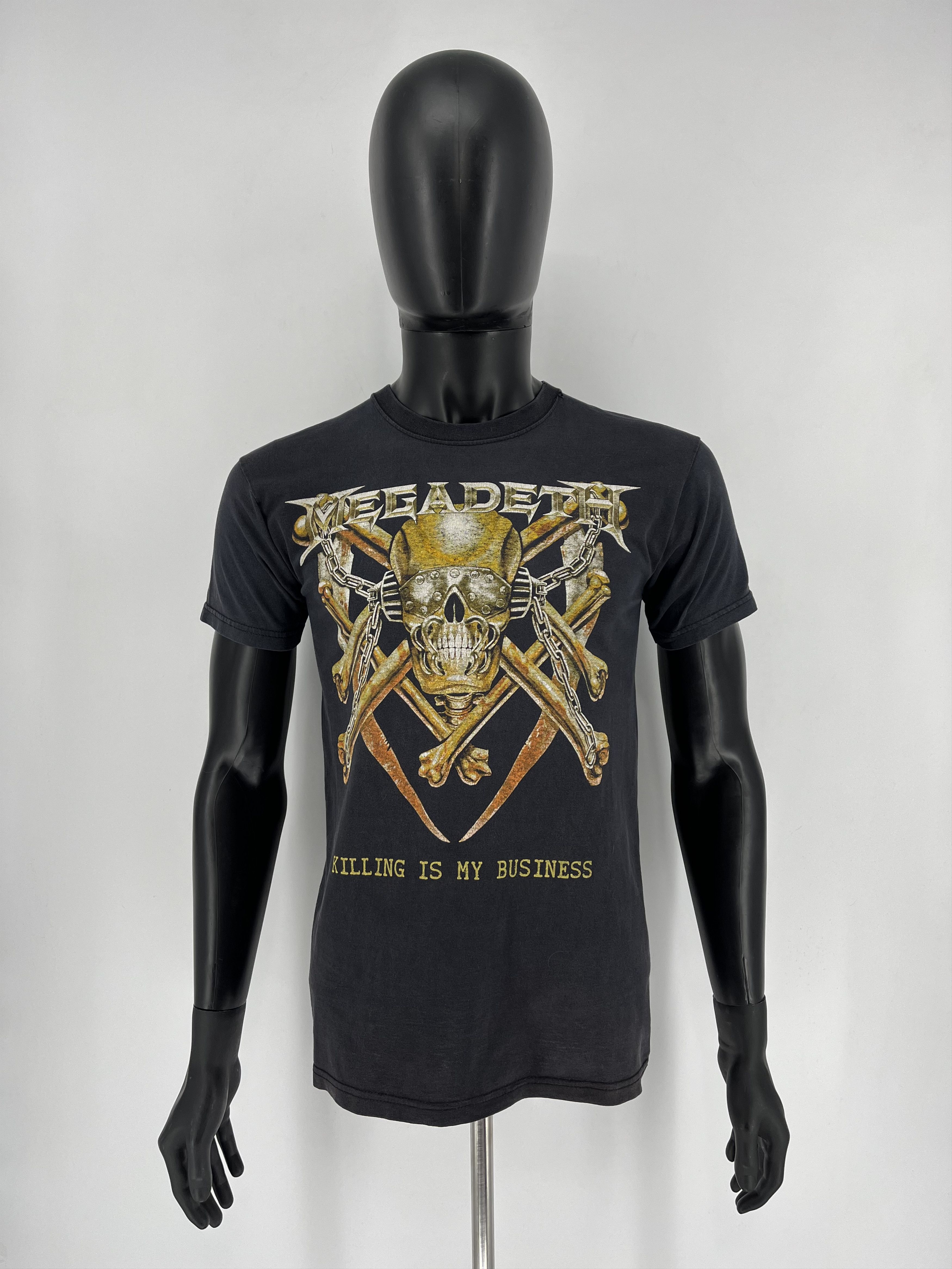 Band Tees × Vintage Vintage Y2K MEGADETH Band Rock Tee Horror Skull Screamer 90s Size US S / EU 44-46 / 1 - 2 Thumbnail