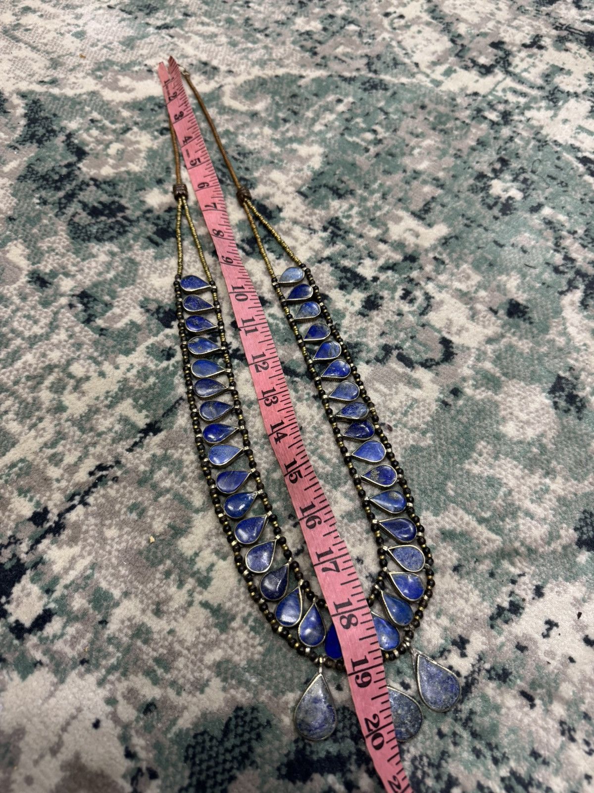 Jewelry ANTIQUE ETHNIC LAPIS LAZULI BEADS NECKLACE Size ONE SIZE - 8 Thumbnail