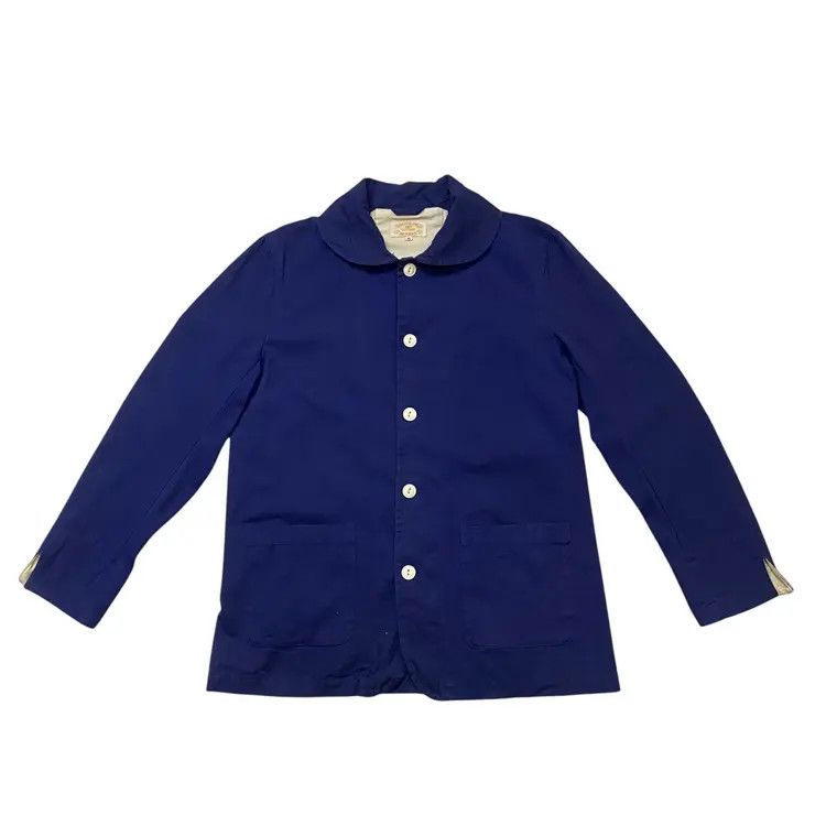 Vintage Vintage Joey Factory navy style shawl collar jacket Size US L / EU 52-54 / 3 - 4 Thumbnail