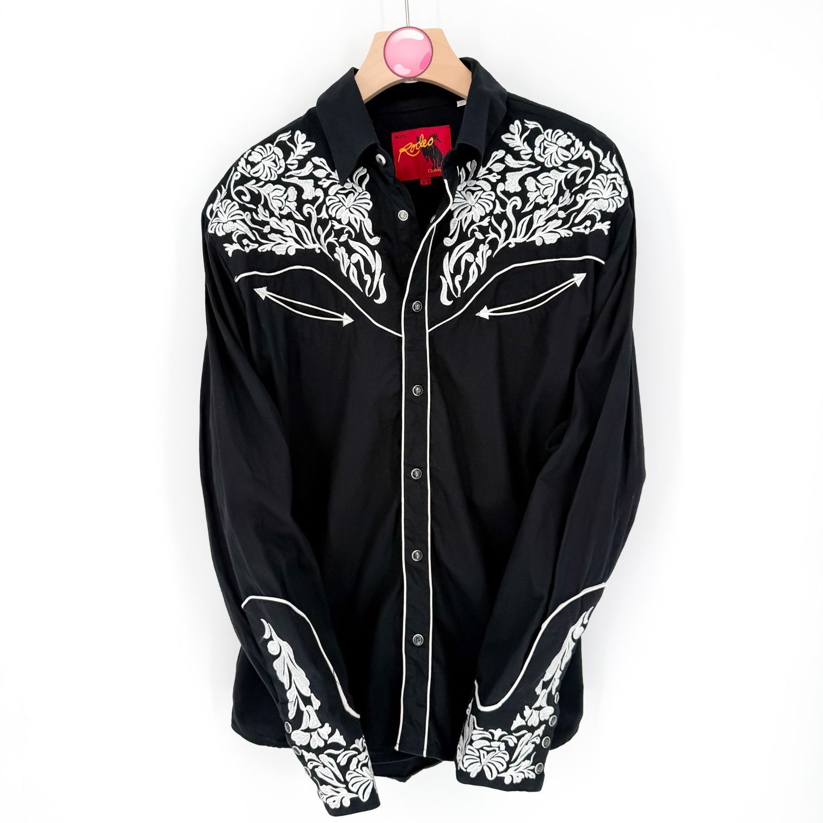 Other Rodeo Clothing RCCO Women's Long Sleeve Western Embroidered Size M / US 6-8 / IT 42-44 - 1 Thumbnail