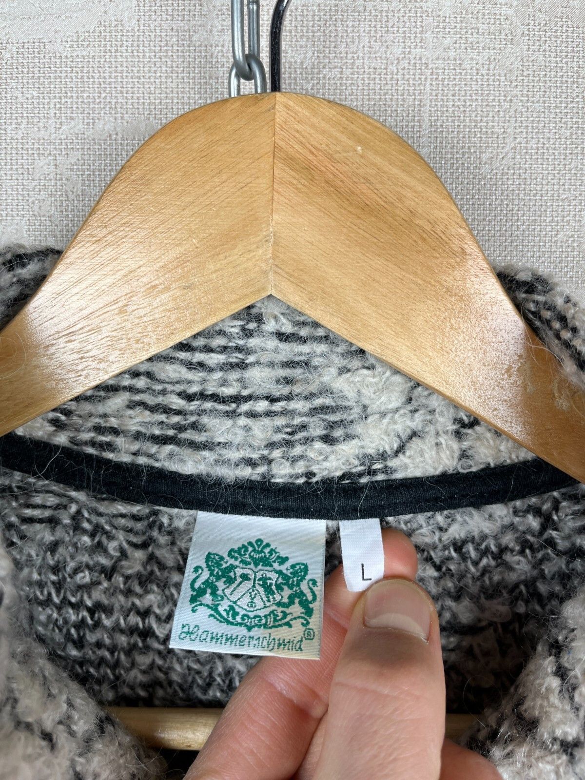 Vintage Hammerschmid Floral Wool Mohair Viscose Pullover Sweater Size L / US 10 / IT 46 - 11 Thumbnail