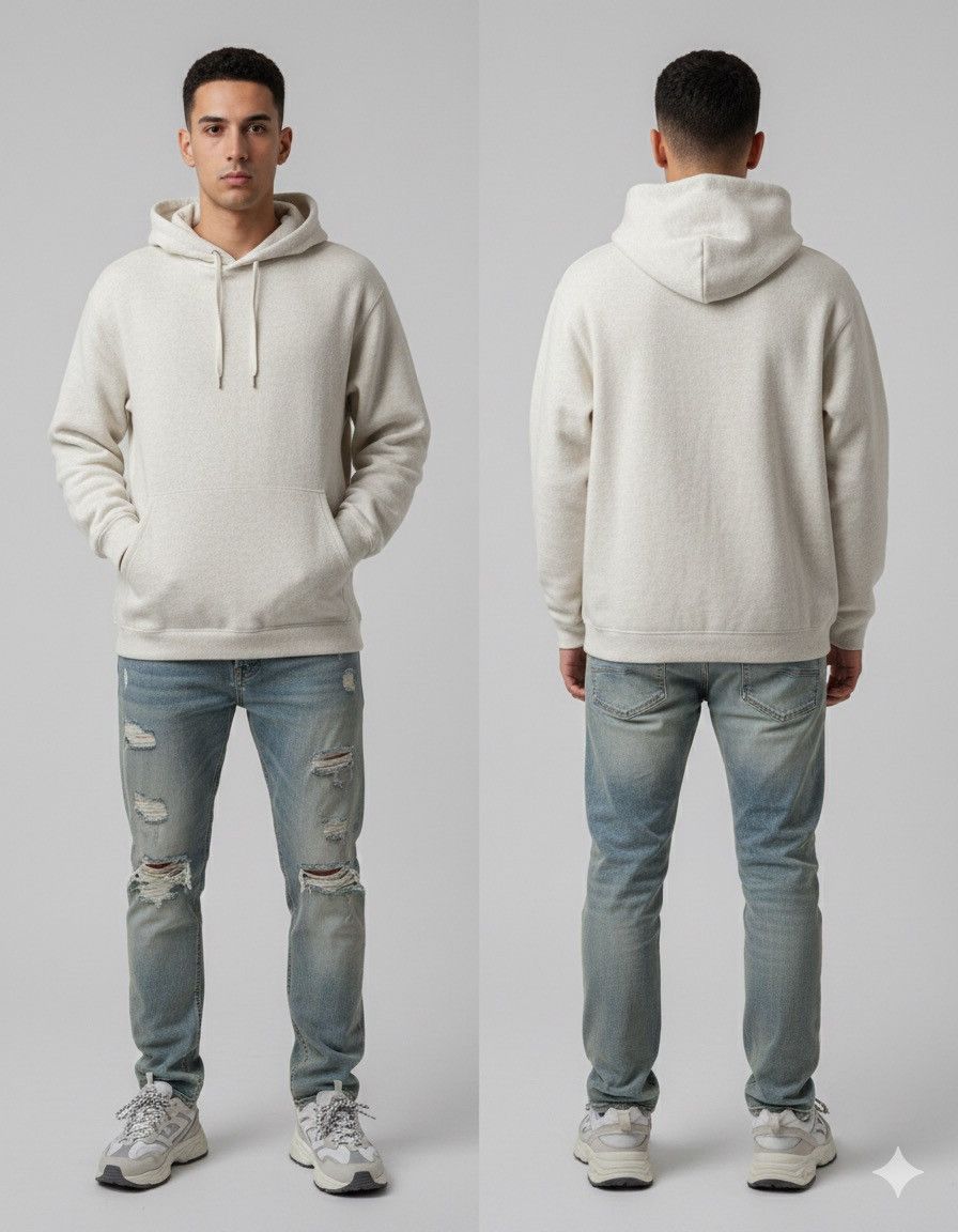 Lemaire × Uniqlo 🔥Uniqlo U Lemaire Mohair Pullover Hoodie Size US L / EU 52-54 / 3 - 1 Thumbnail