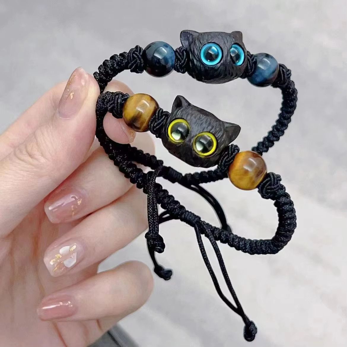Other Cute Cat Bracelet Imitation Crystal Bracelet Size ONE SIZE - 1 Thumbnail