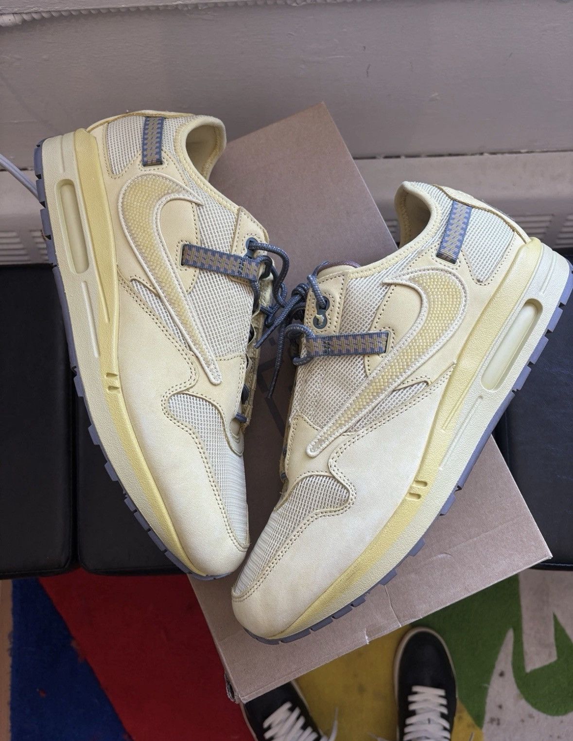 Travis Scott Travis Scott Air Max 1 Saturn Gold Size 13 Size US 13 / EU 46 - 2 Thumbnail