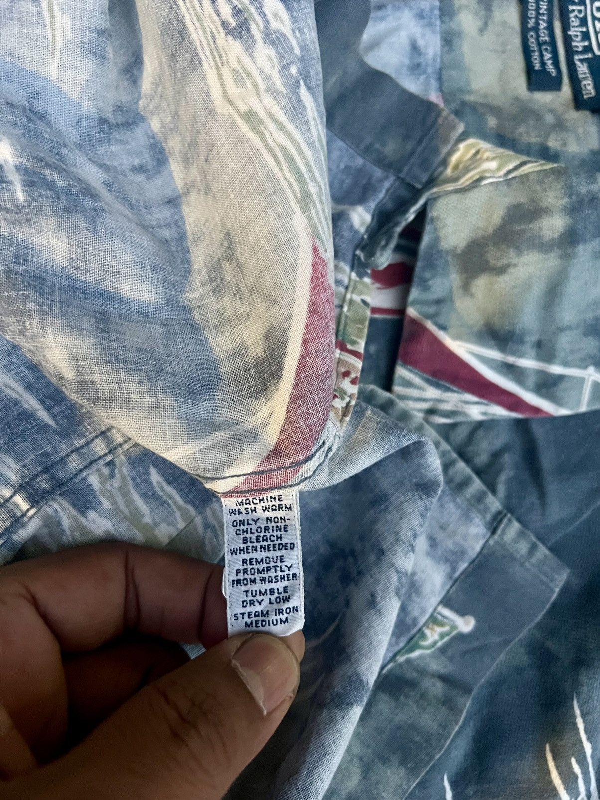 Polo Ralph Lauren VINTAGE POLO RALPH LAUREN CAMP SAILING SHIP MEN SHIRT Size US XL / EU 56 / 4 - 9 Thumbnail