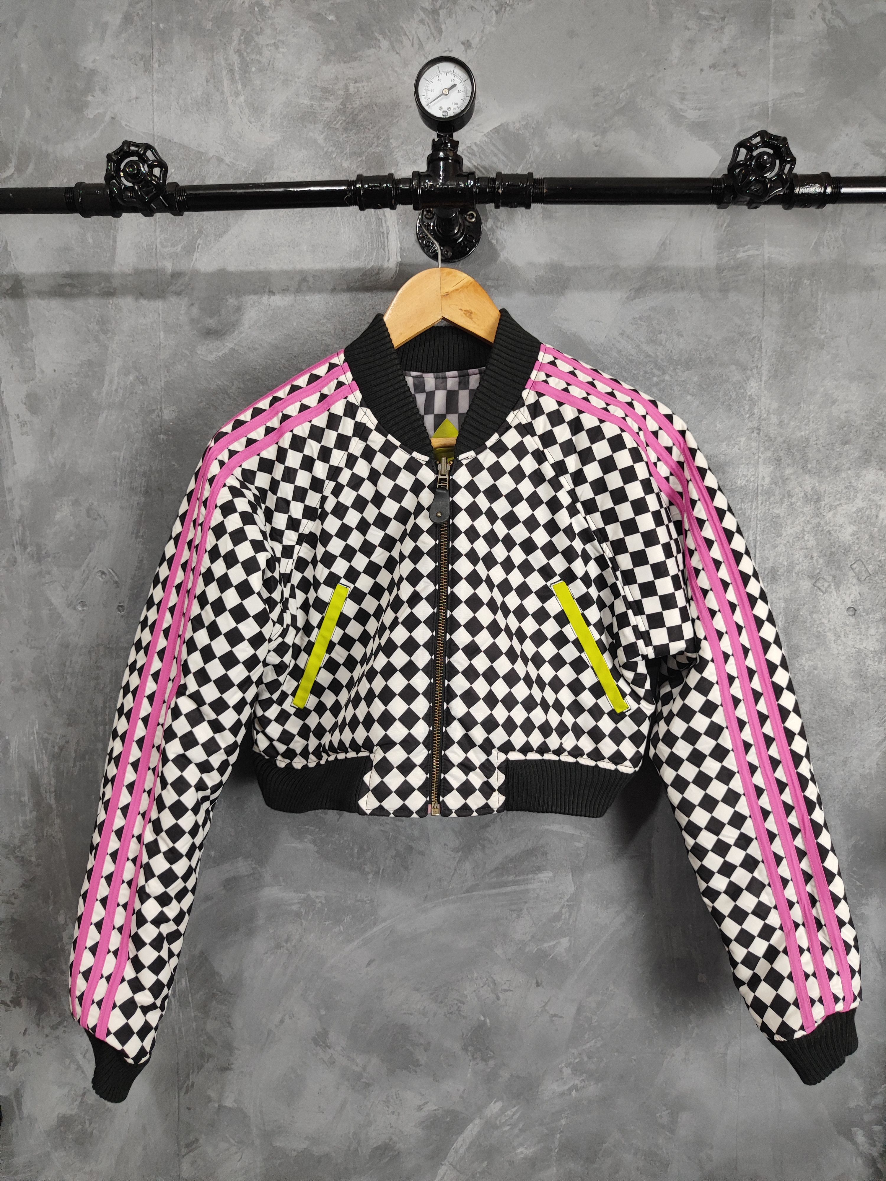 Adidas × Jeremy Scott Adidas x Jeremy Scott - Reversable Crop Bomber Jacket - Size M / US 6-8 / IT 42-44 - 5 Thumbnail