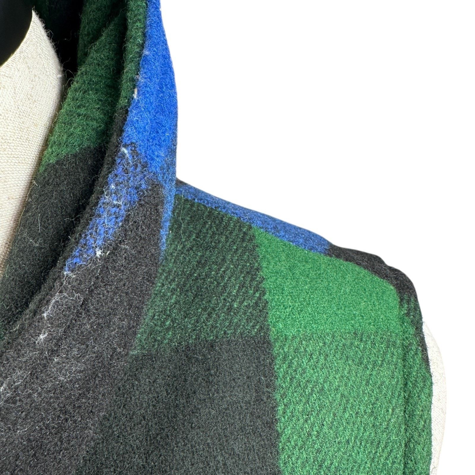 Garbstore Garbstore Tri Saver Piece Vest Mens M Plaid Wool Blue Green Size US M / EU 48-50 / 2 - 10 Thumbnail