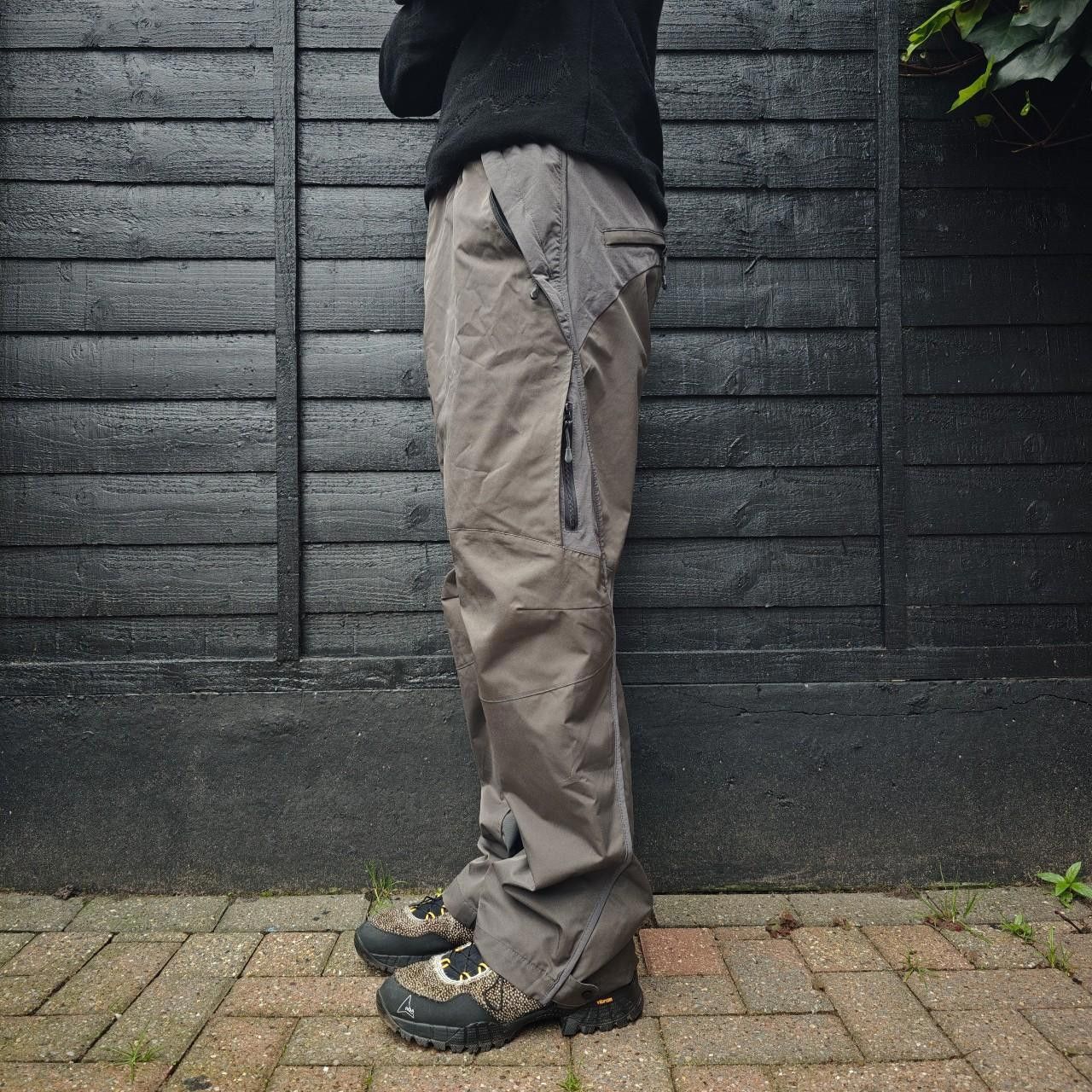Other Grey Panelled Waterproof Technical Trousers Size US 30 / EU 46 - 3 Thumbnail