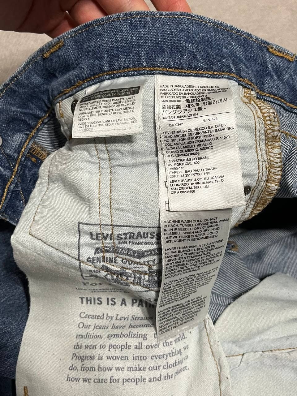 Levi's Rare Levi`s Men`s Black Label Blue Jeans Demin Size 29 32 Size US 29 - 16 Thumbnail