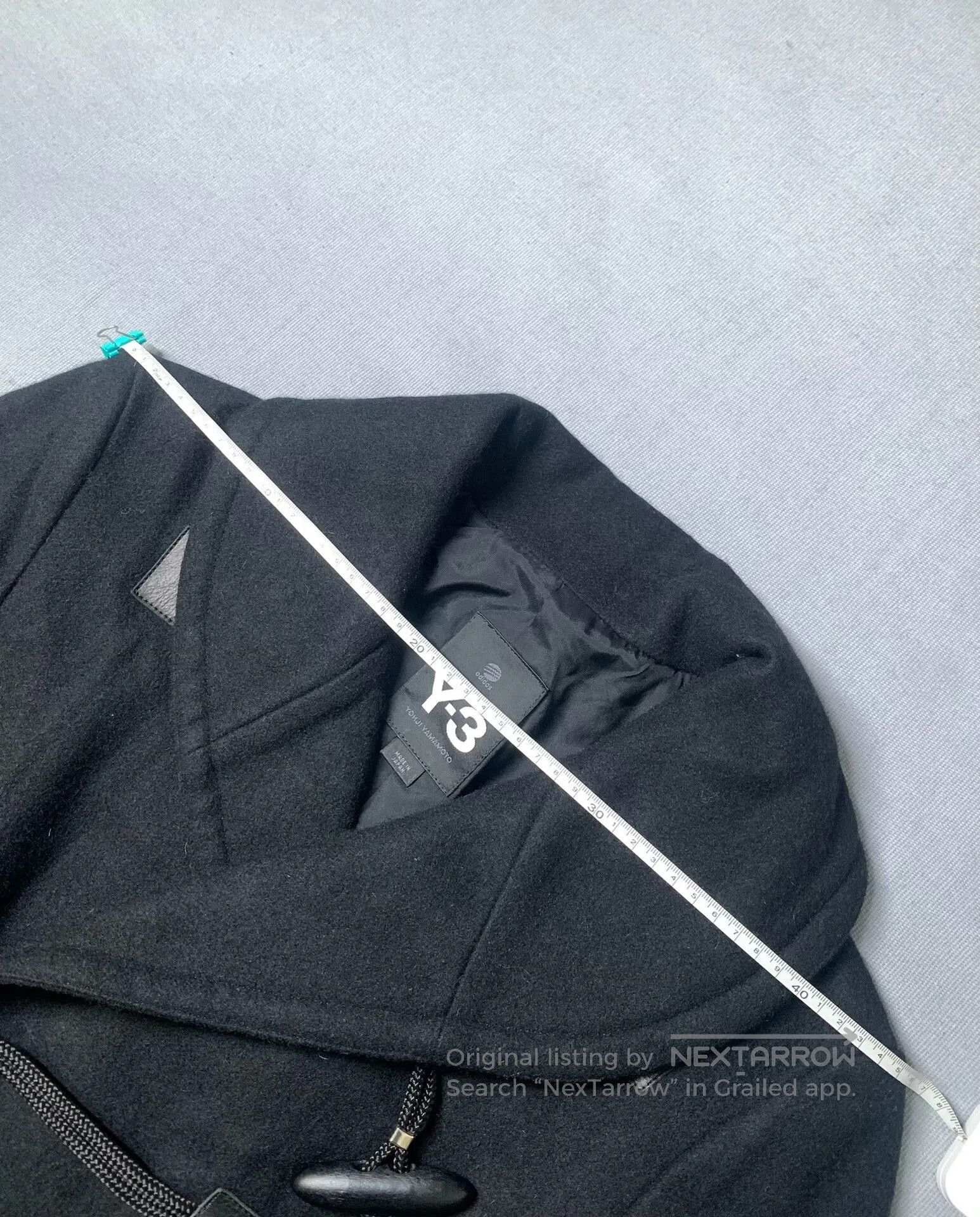Y-3 Y3 Yohji Yamamoto Adidas Wool Duffle Coat. Size US M / EU 48-50 / 2 - 5 Thumbnail
